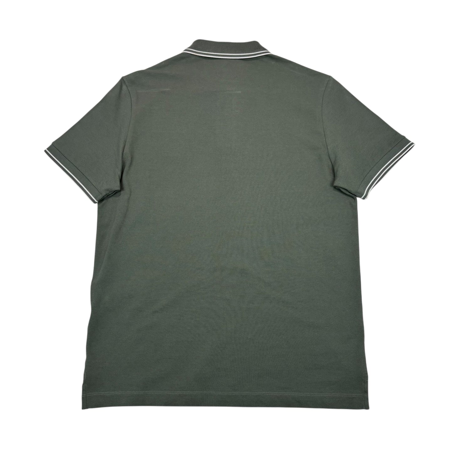 Stone Island Forest Green with White Stripe Patch Logo Polo shirt