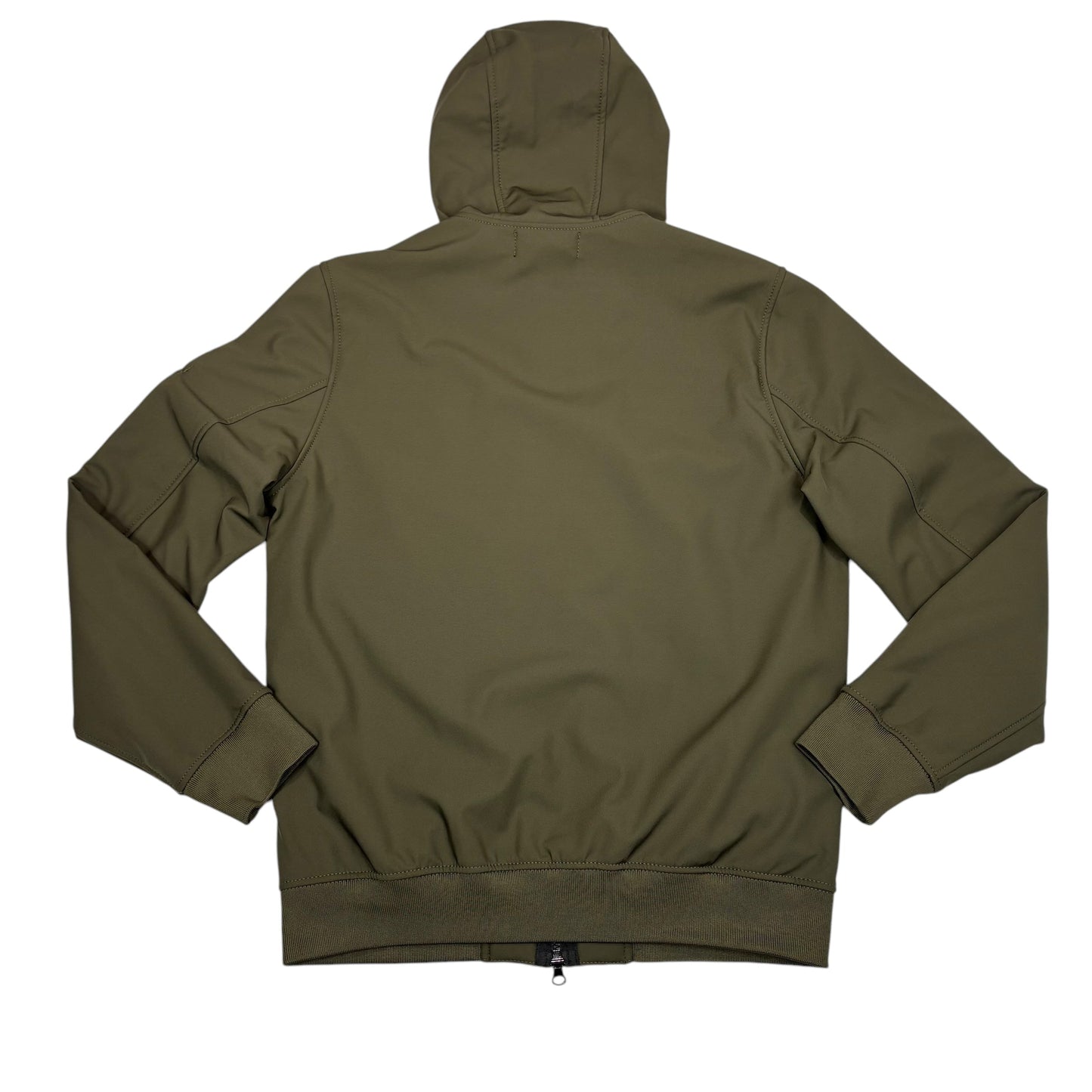 Stone Island Duck Green Soft Shell e.dye Technology in Recycled Polyester Jacket