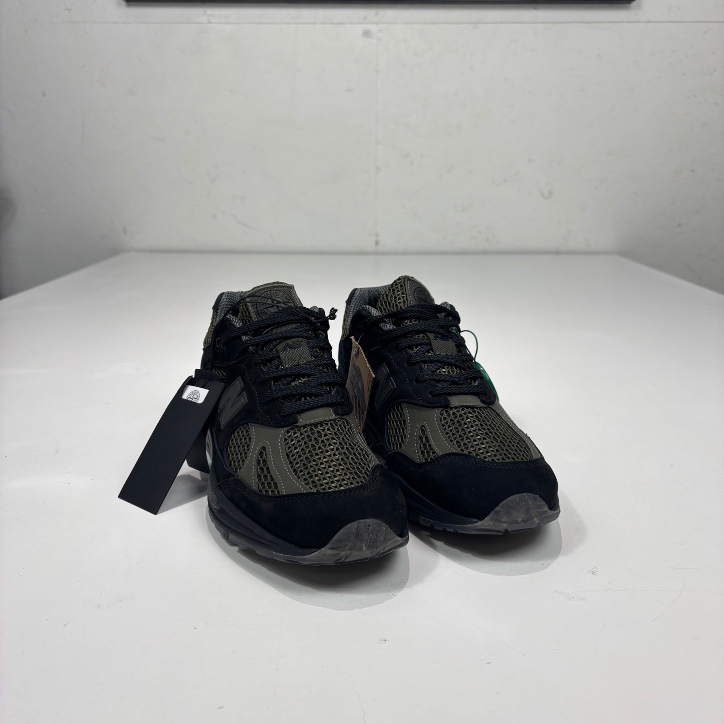 Stone Island x New-balance Black and Green Trainers