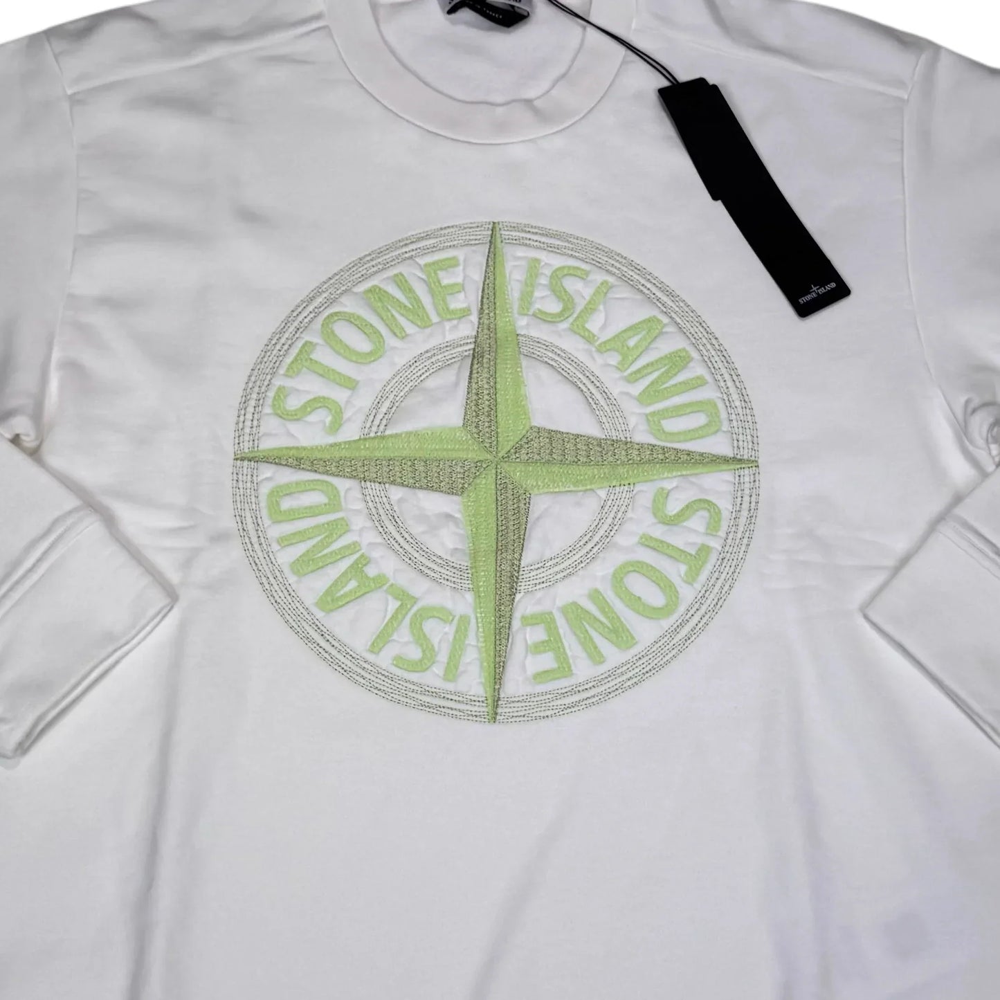 Stone Island Logo Embroidery Crewneck Jumper