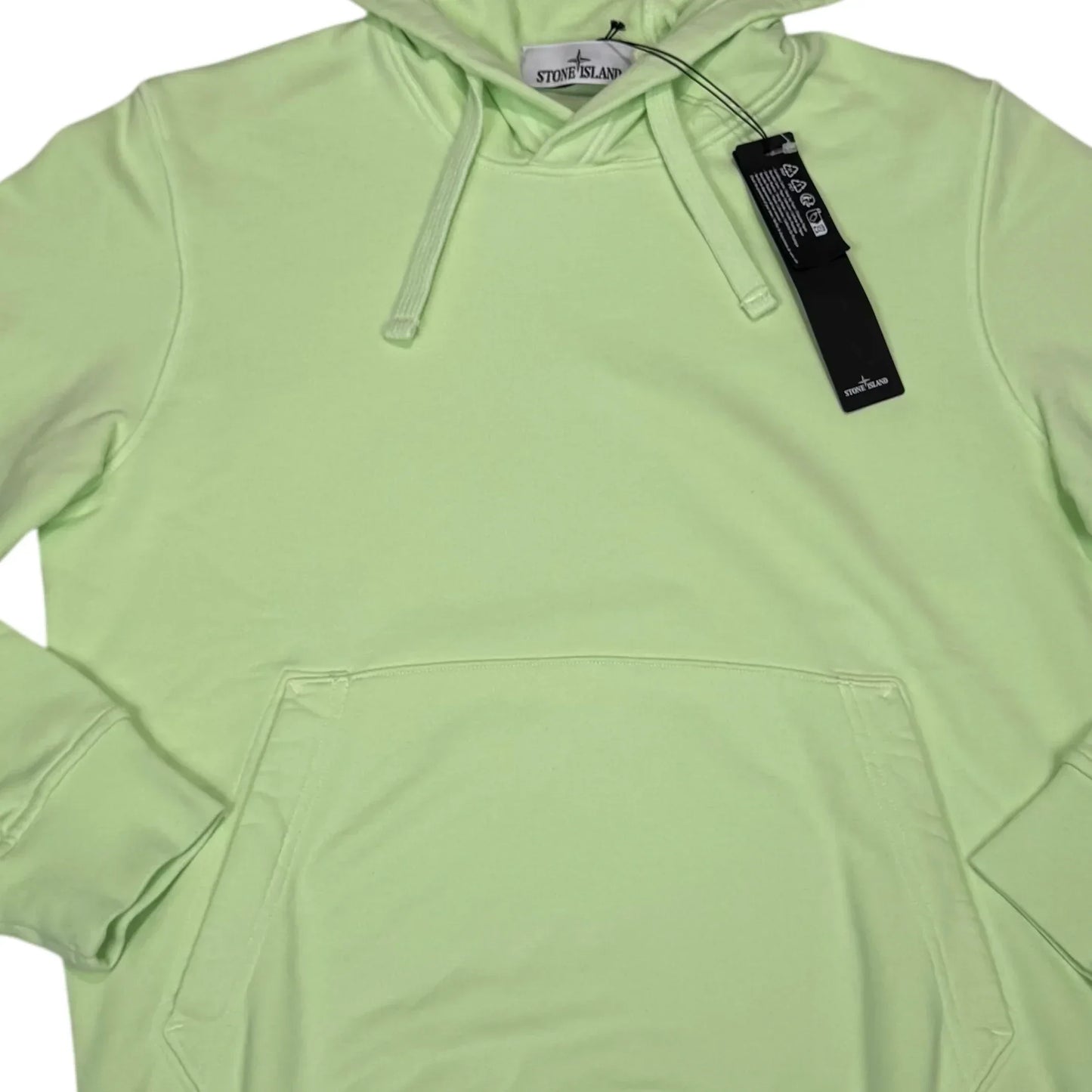 Stone Island Green Compass Patch Hoodie