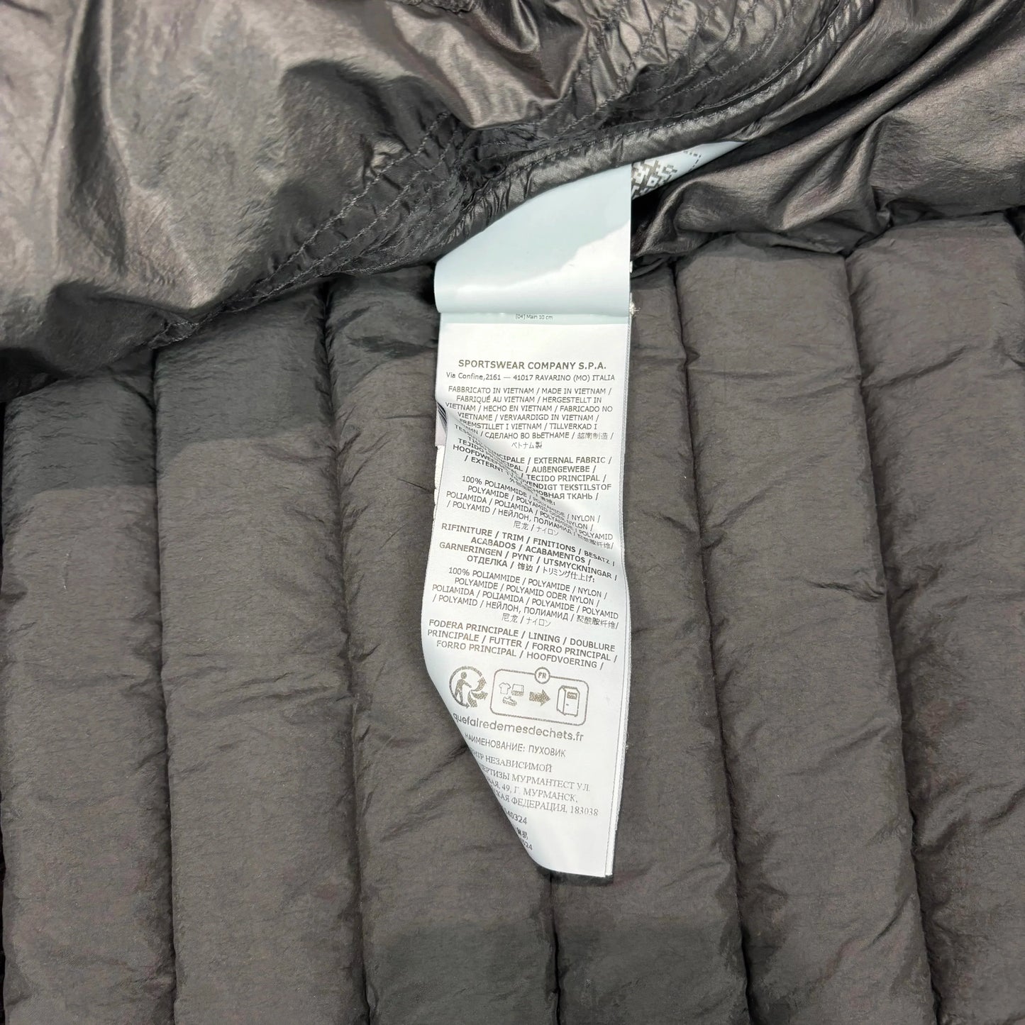 Stone Island Black Puffer Jacket