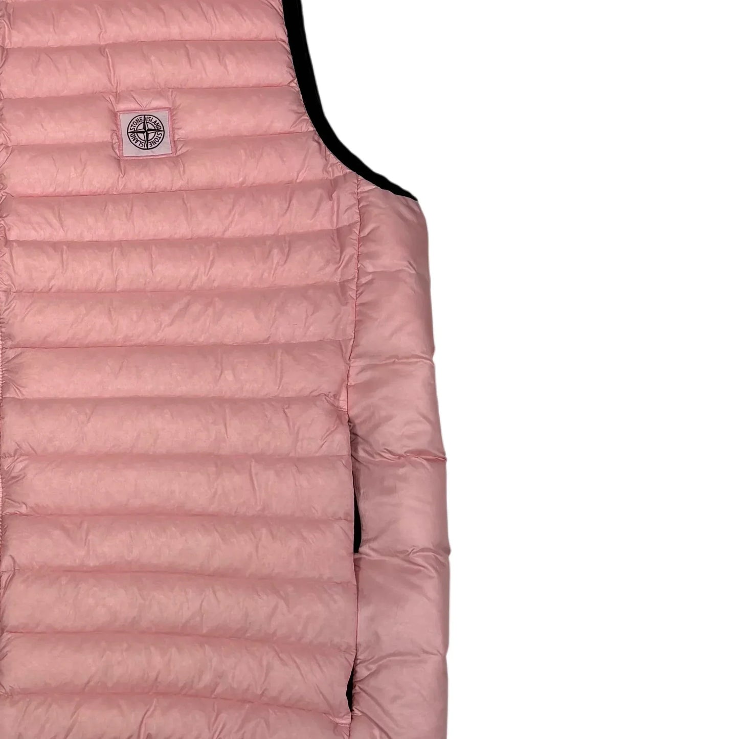 Stone Island Pink Loom Woven Gilet
