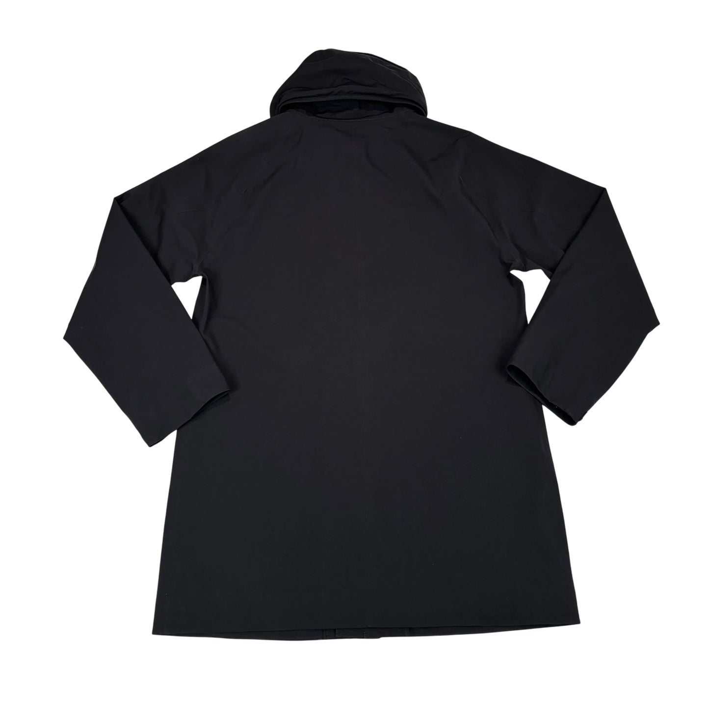 Stone Island Black Marina Logo Waterproof Jacket