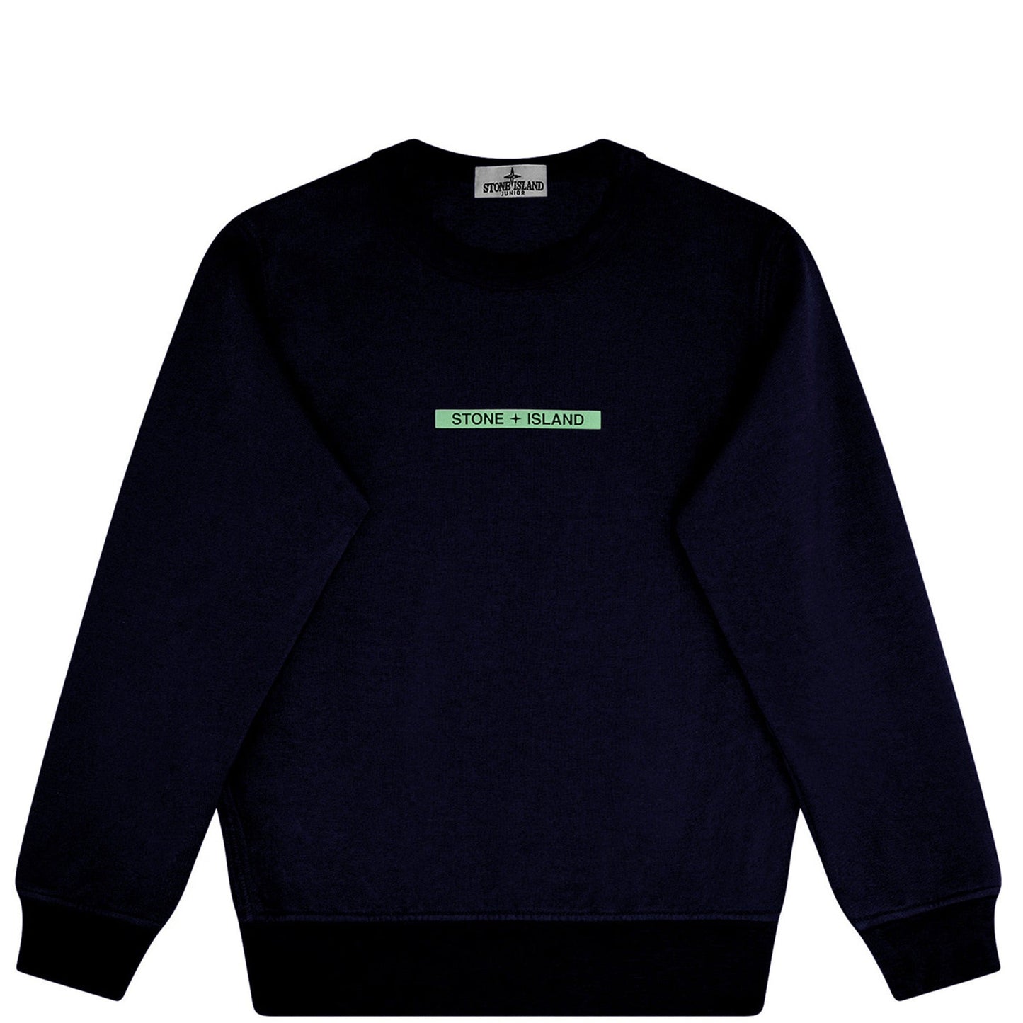Stone Island Junior Navy Logo Sweatshirt