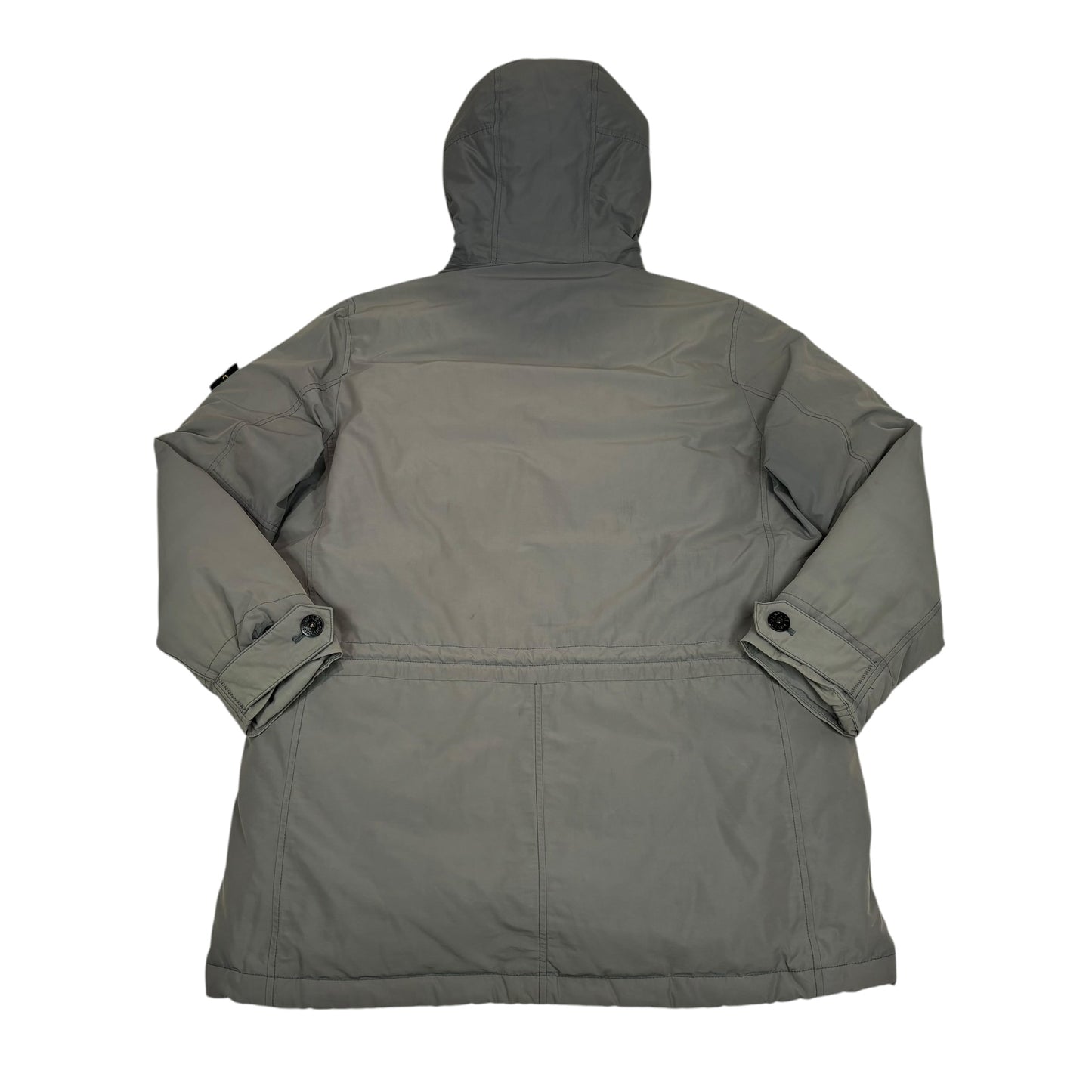 Stone Island Grey Micro Reps Down Filled Parka Jacket