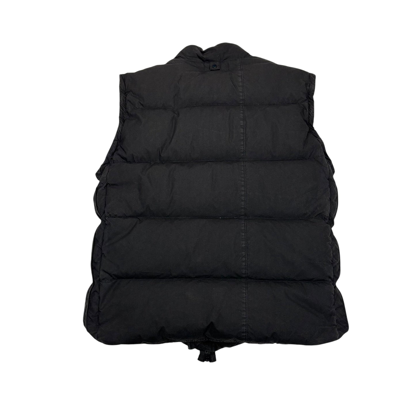 Stone Island Black Shadow Project Compass-Patch with Removable Arms Cotton Nylon Poplin Down Jacket