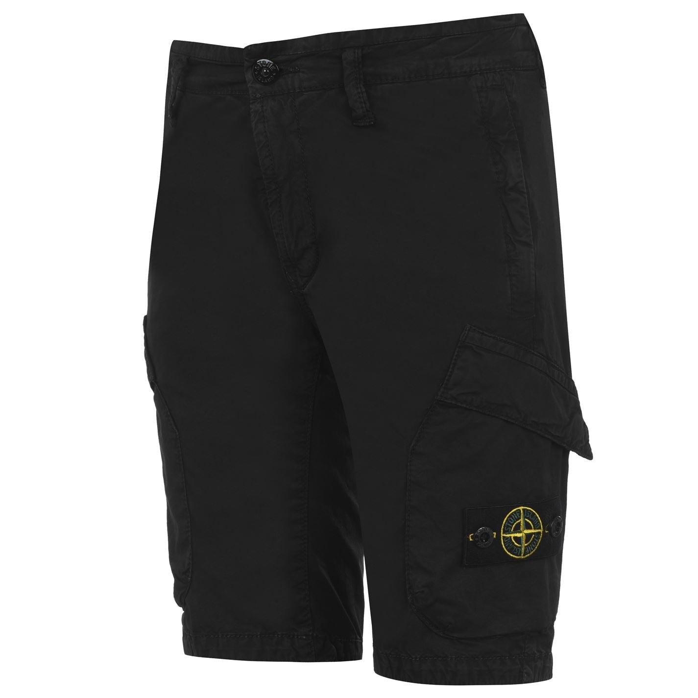 Stone Island Junior Canvas Cargo Shorts