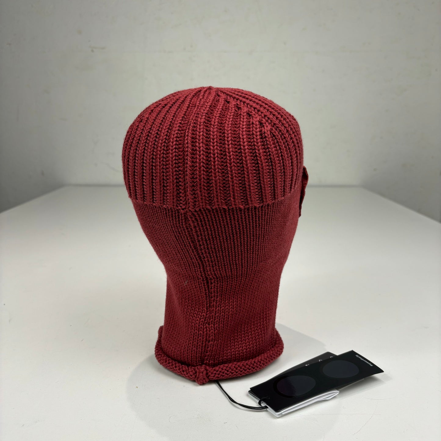 CP Company Ketchup Red Knitted Woollen Balaclava