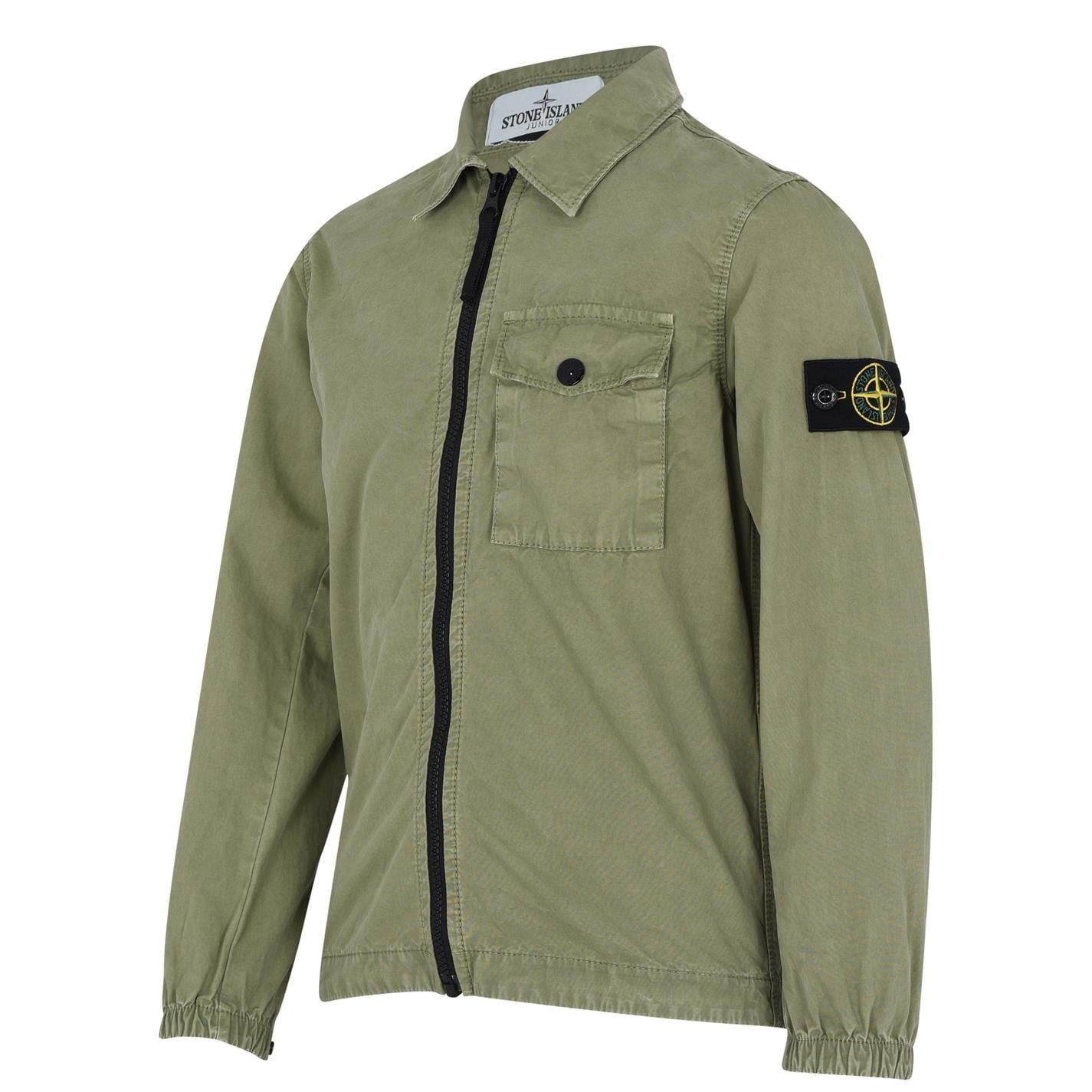 Stone Island Junior Khaki Overshirt