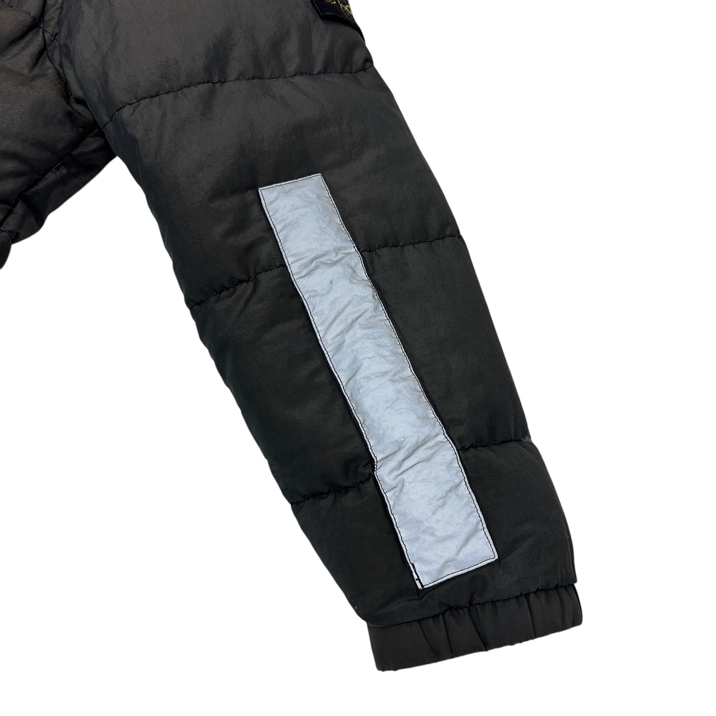 Stone Island Green Cotton Metal Watro Compass Patch 2 In 1 Jacket