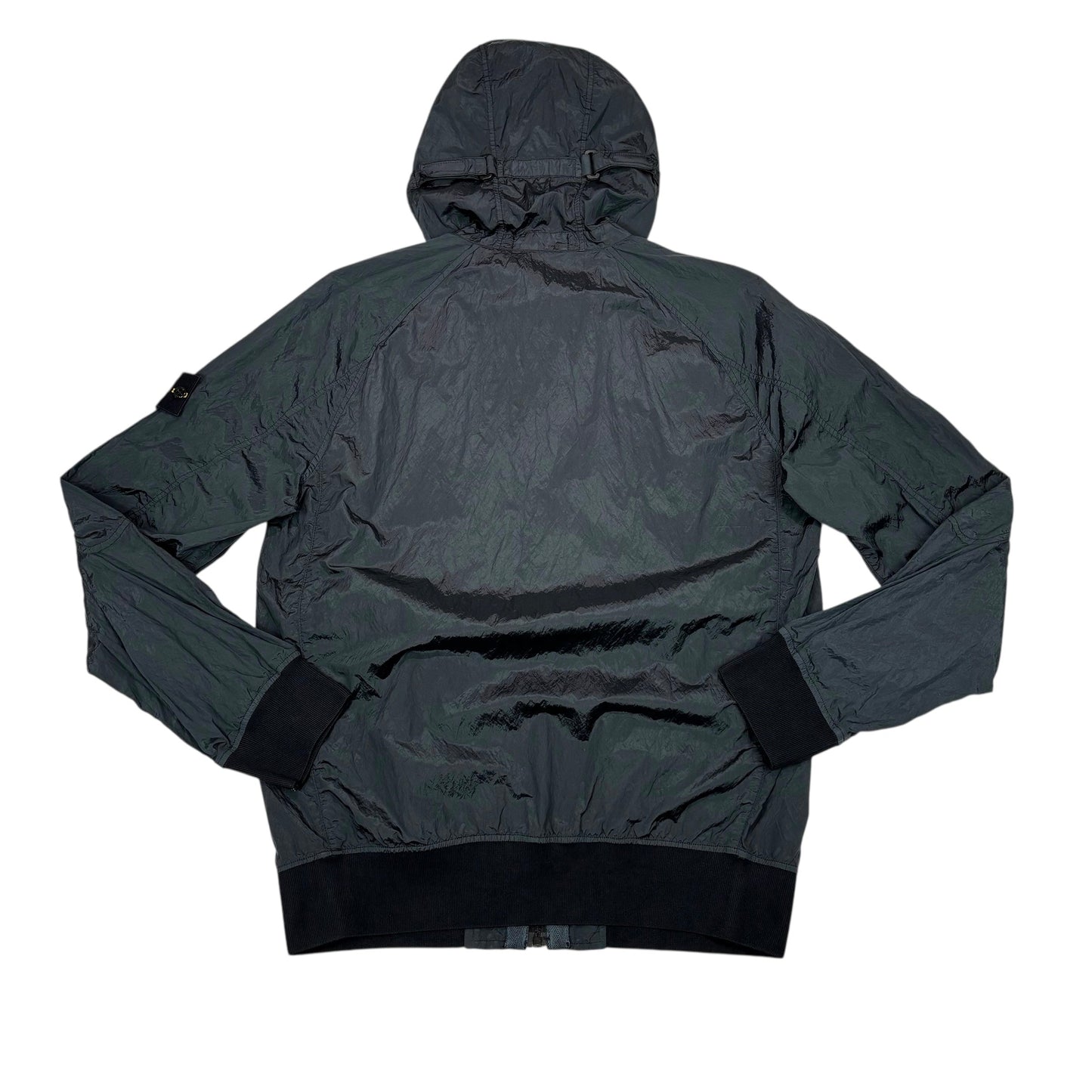 Stone Island Navy Blue Nylon Metal Watro Overshirt Jacket