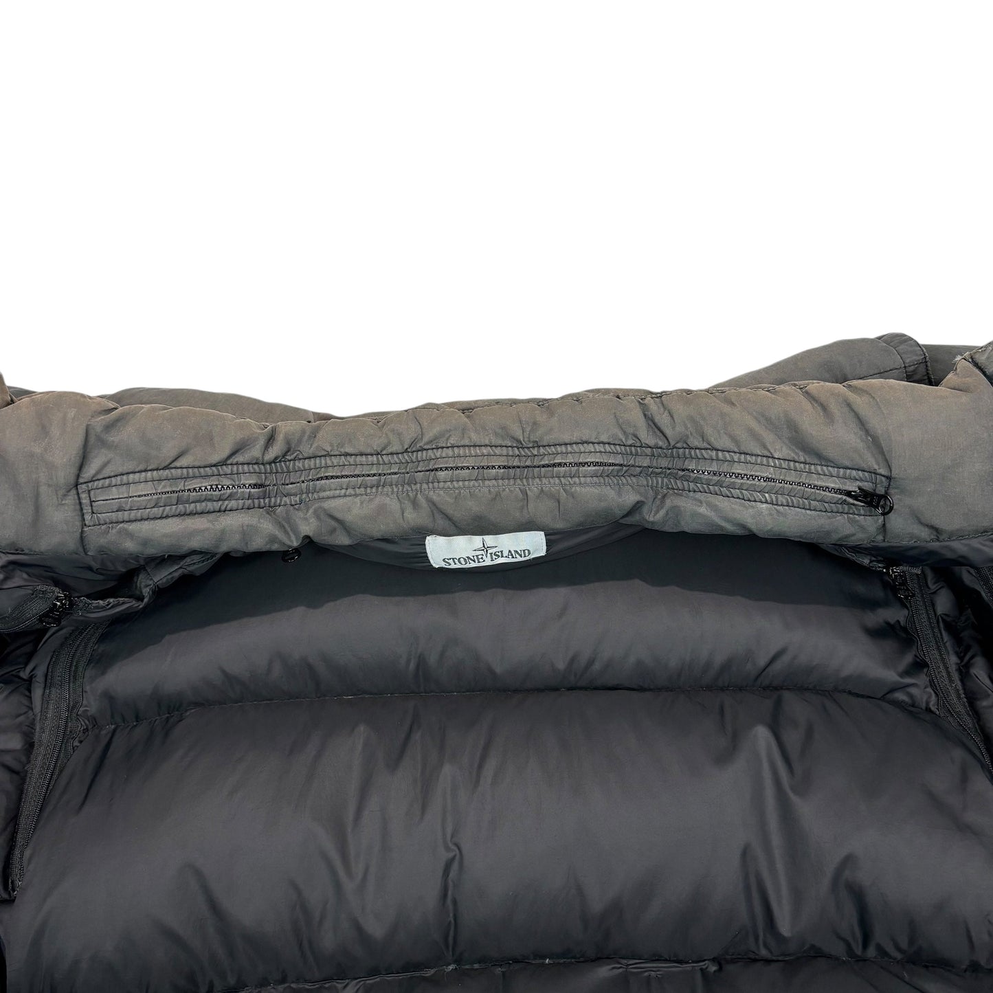 Stone Island Green Cotton Metal Watro Compass Patch 2 In 1 Jacket