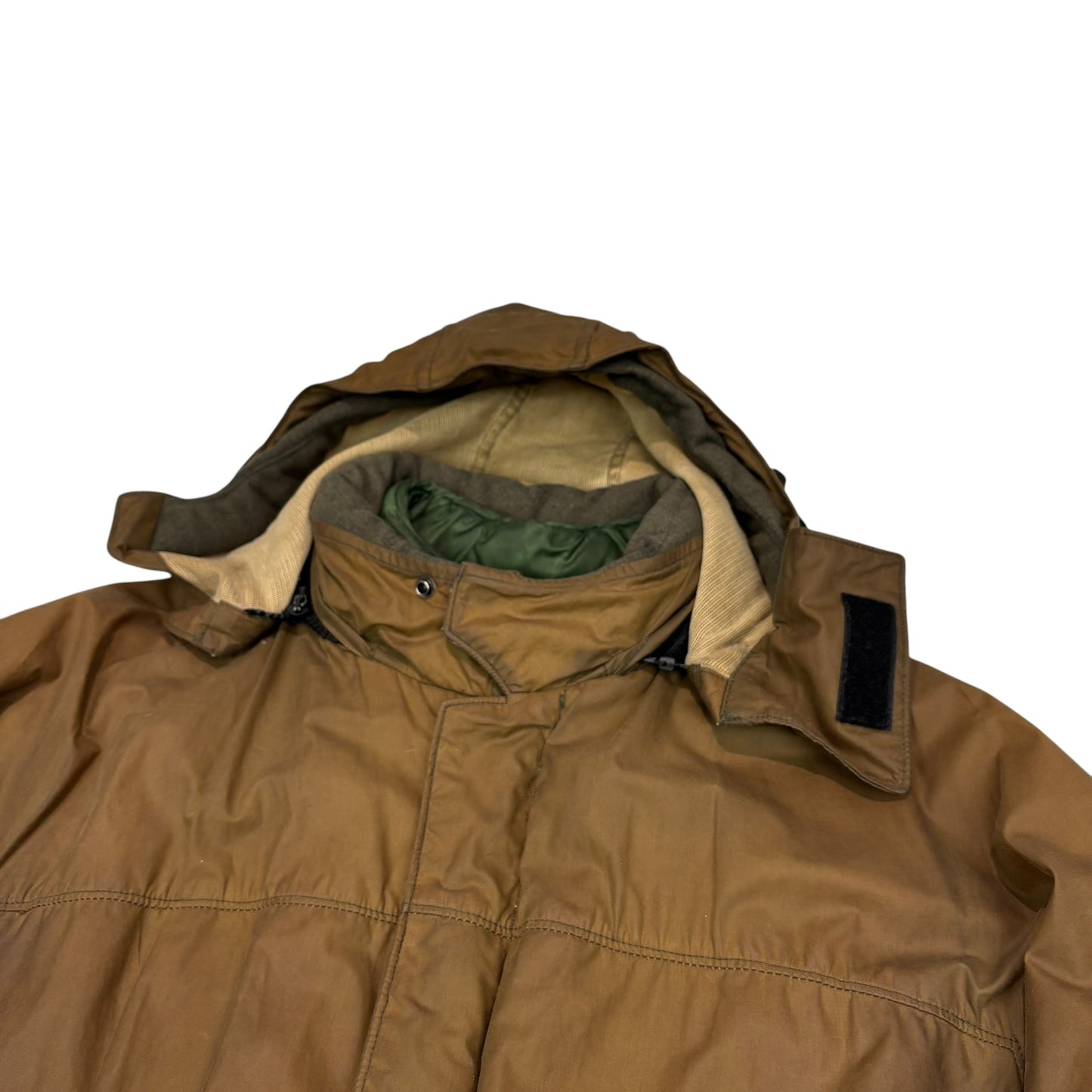 Stone Island Green Vintage Waxed Cotton with Removeable Dutch Liner Jacket