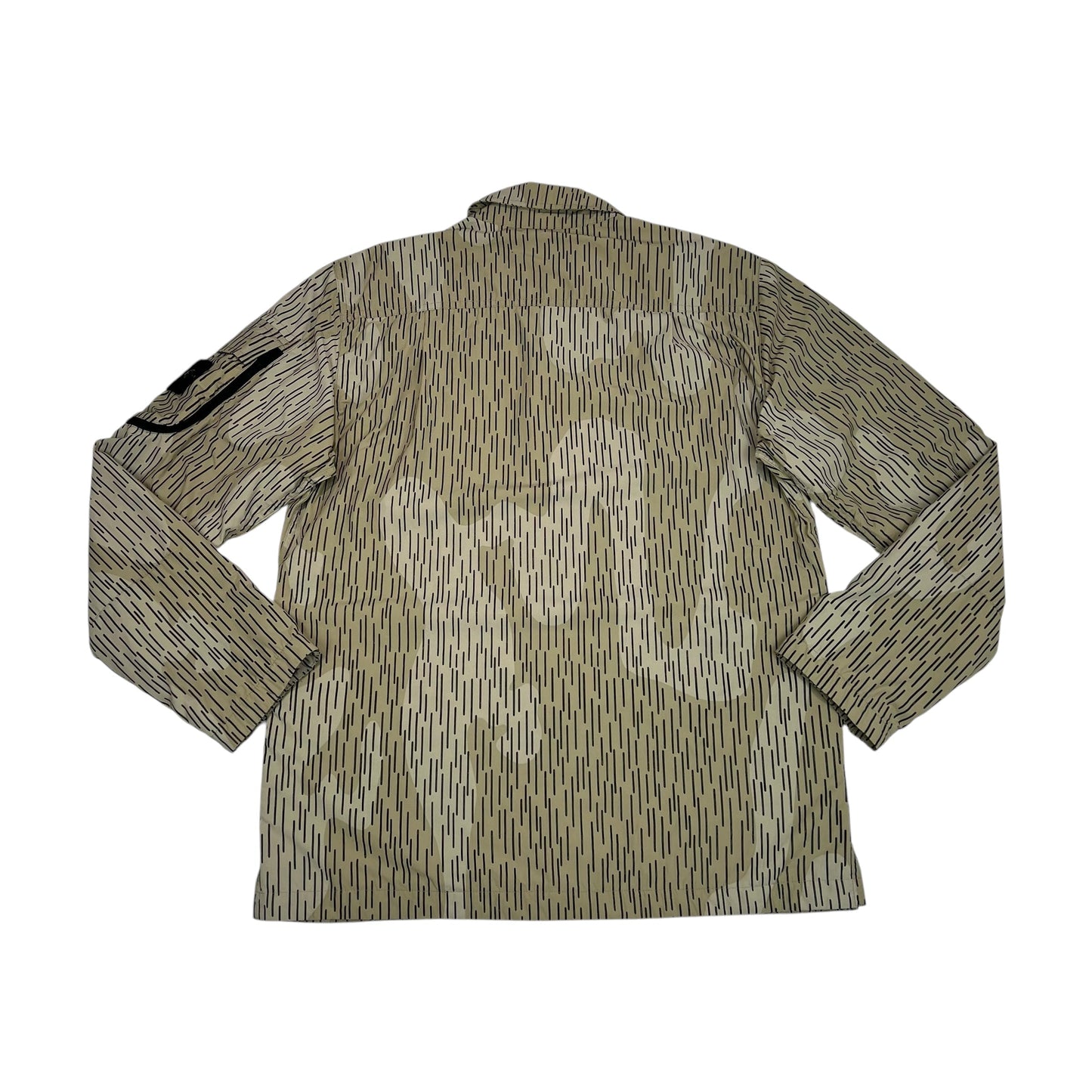 Stone Island Tan Rain Camo Compass-Patch Jacket