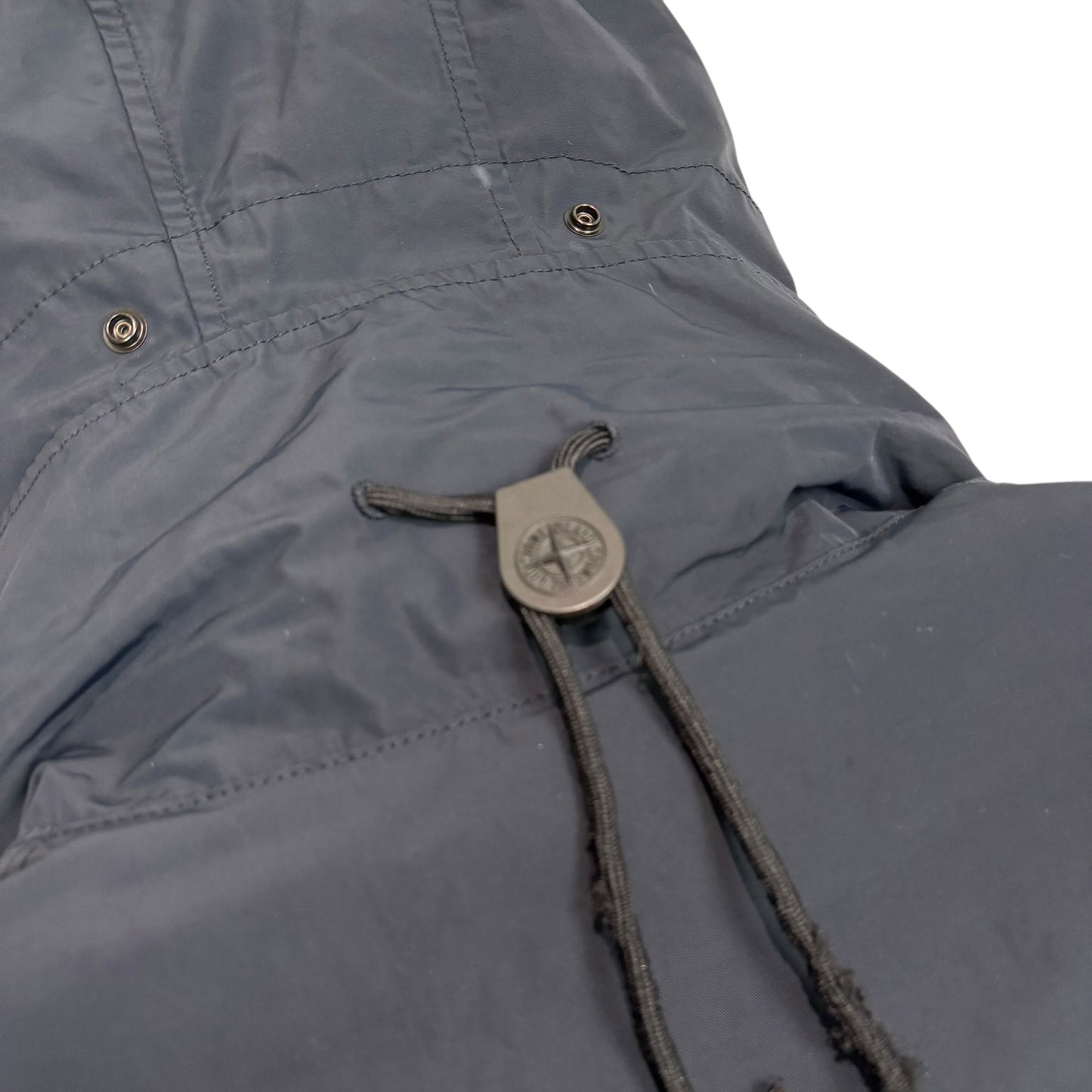 Stone Island Navy Blue Micro Reps with Primaloft Insulation Technology Coat