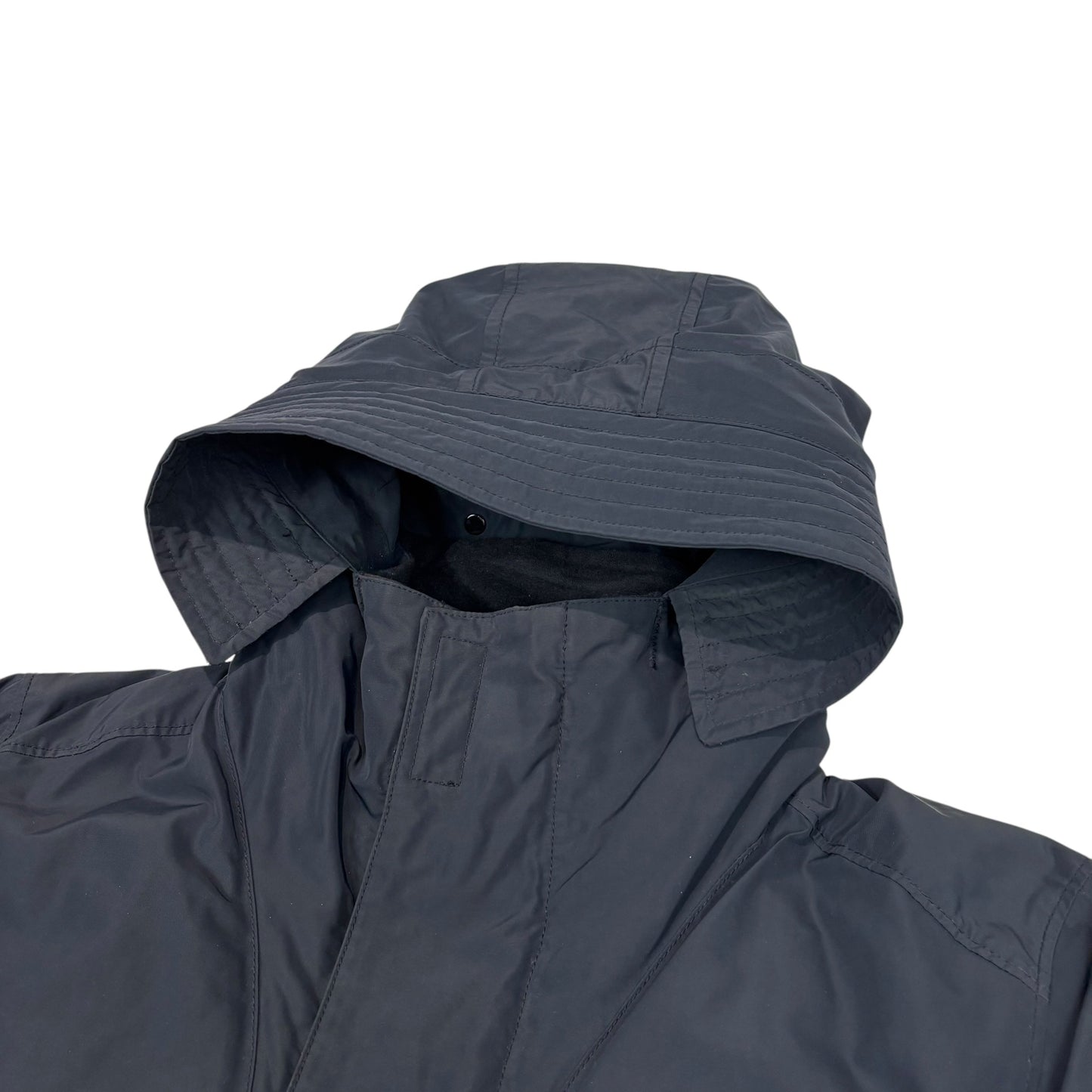 Stone Island Navy Blue Micro Reps with Primaloft Insulation Technology Coat