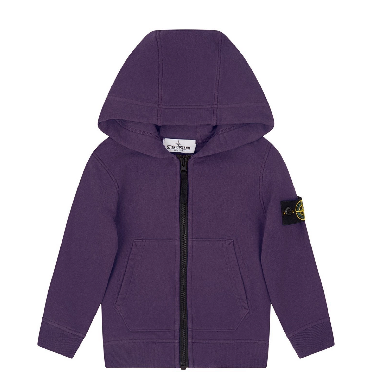 Stone Island Junior Purple Zip Hoodie