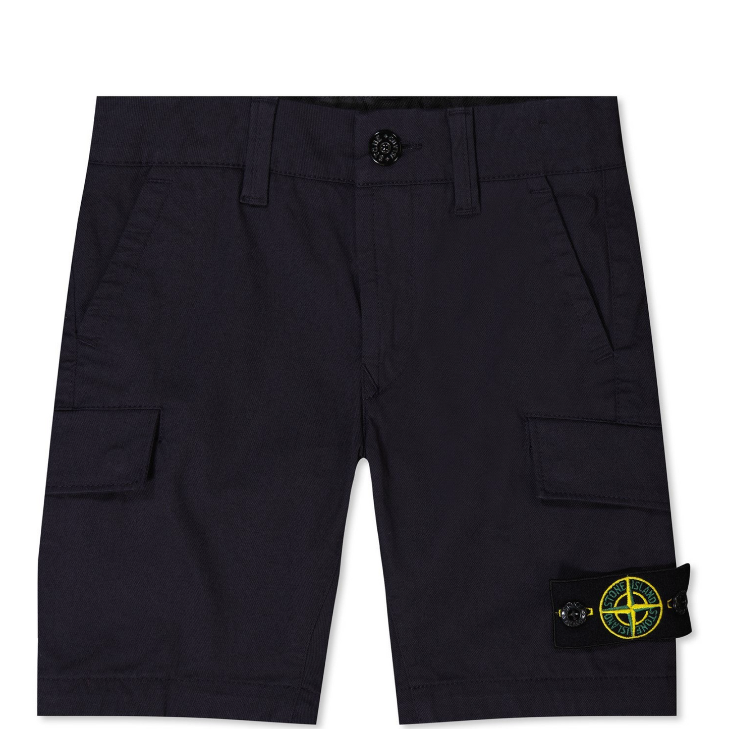 Stone Island Junior Navy Cargo Bermuda Shorts