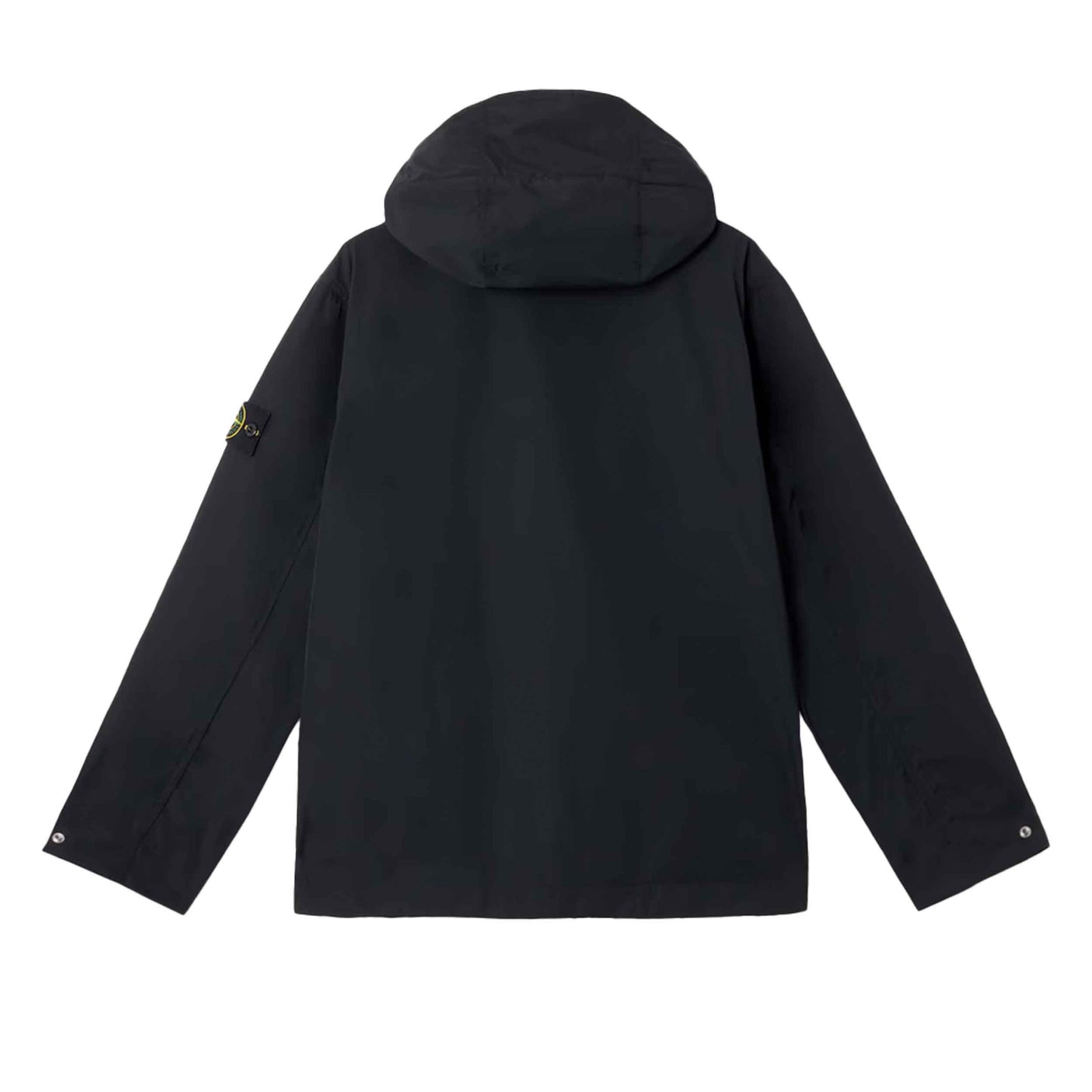 Stone Island Micro Twill Hooded Jacket in Black