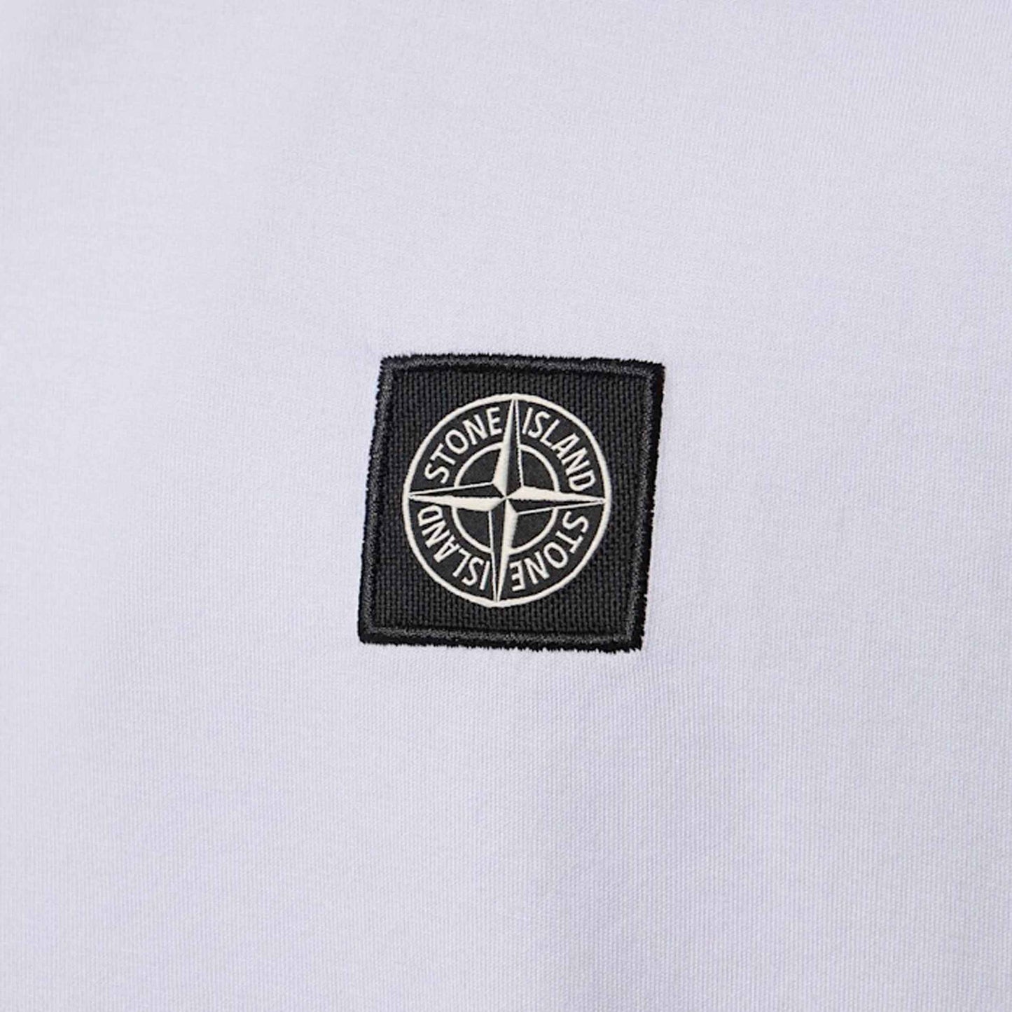 Stone Island Compass Logo T-Shirt in Lilac