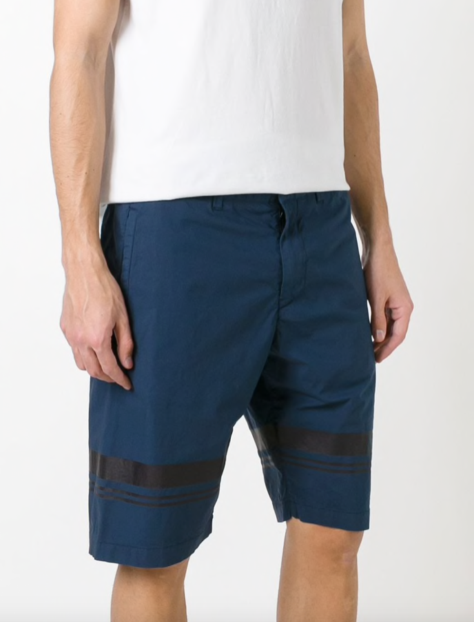 Stone Island logo print shorts