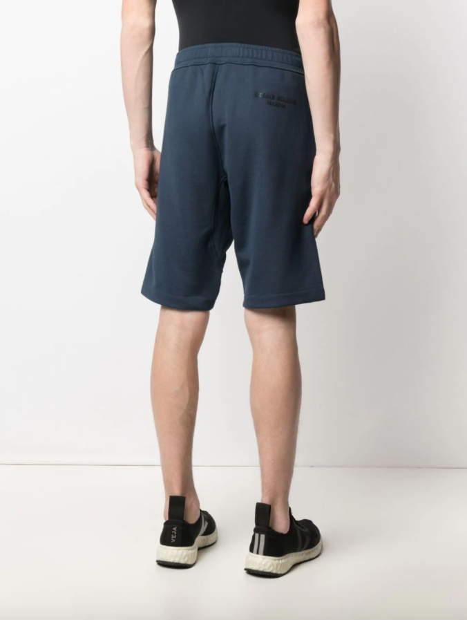 Stone Island embroidered-logo shorts