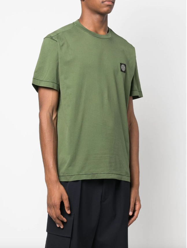 Stone Island Compass-motif cotton T-shirt