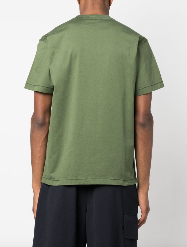 Stone Island Compass-motif cotton T-shirt