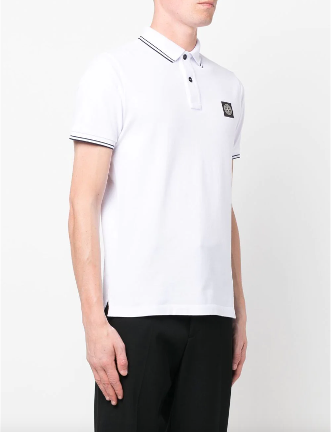 Stone Island Compass-patch polo shirt