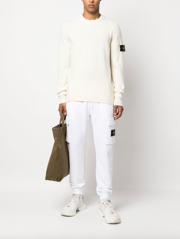 Stone Island Costa logo-patch jumper