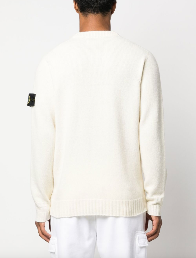 Stone Island Costa logo-patch jumper