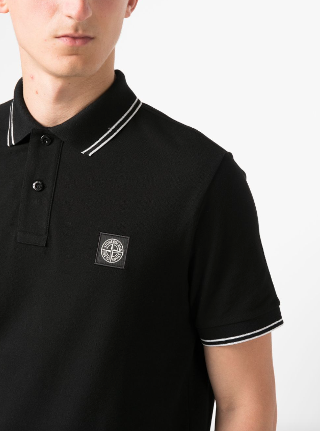 Stone Island Compass-patch polo shirt
