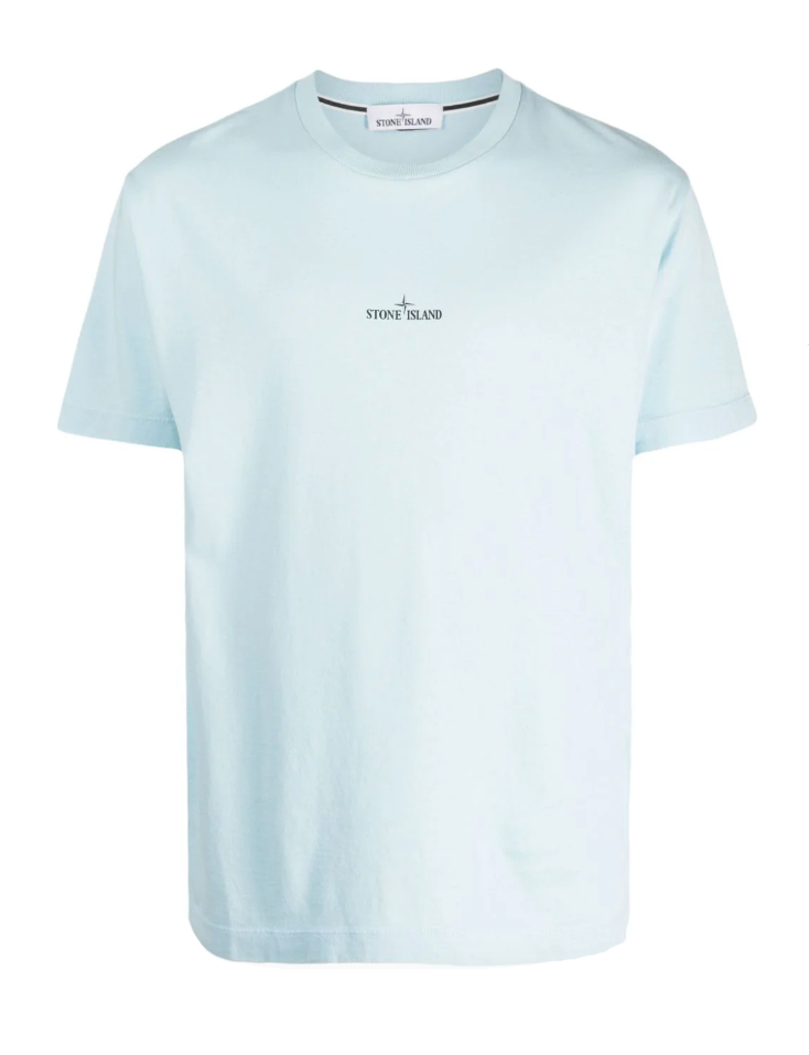 Stone Island logo-print cotton T-shirt