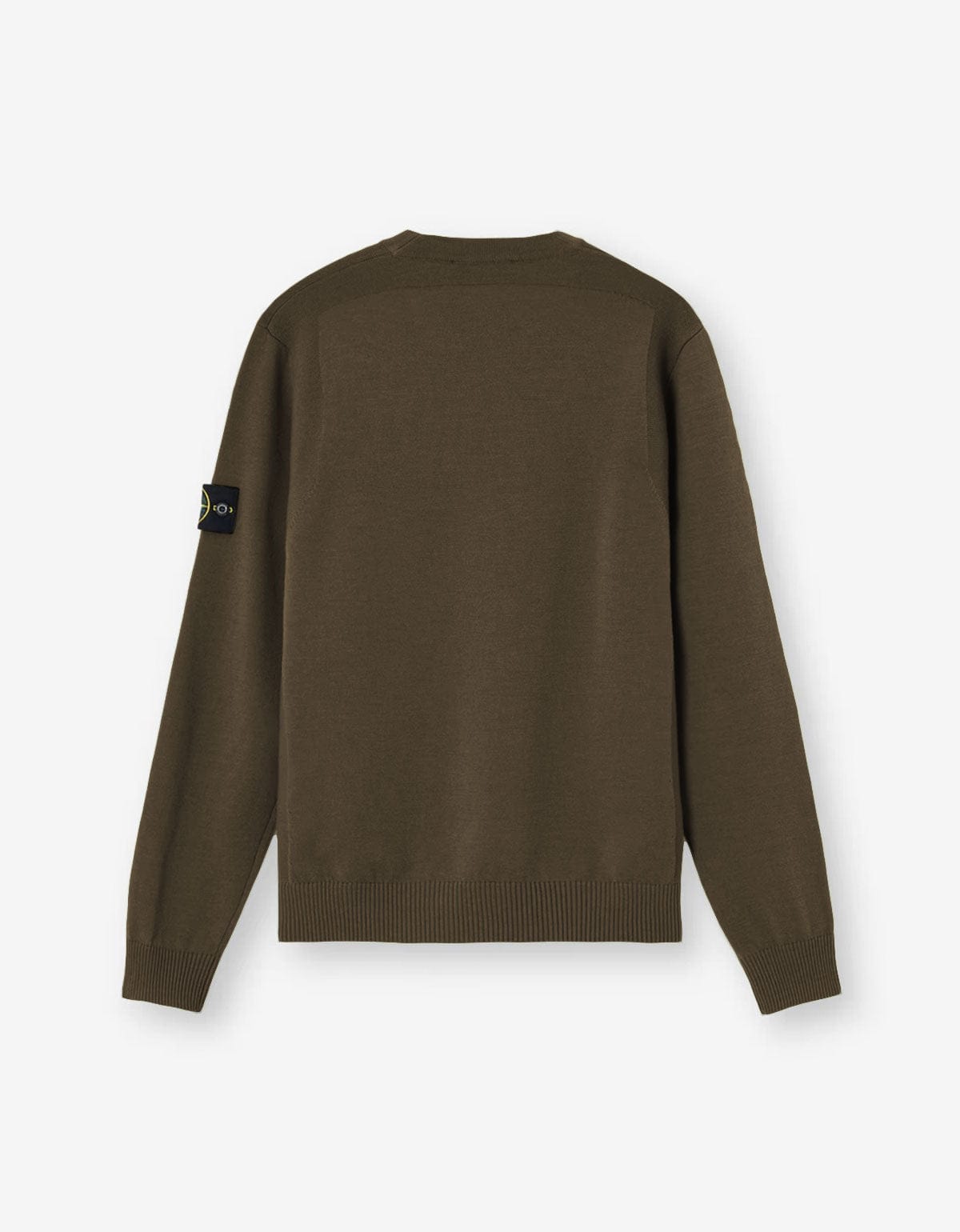 Stone Island Green Wool Sweater