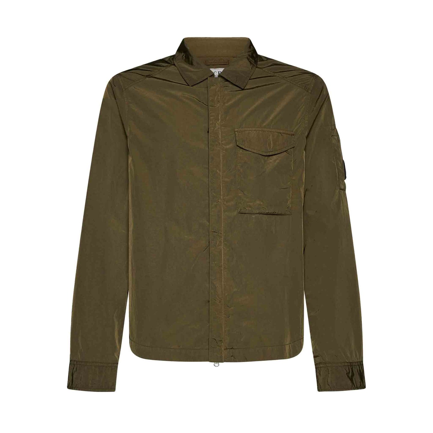 C.P. Company Chrome-R Pocket Overshirt in Ivy Green