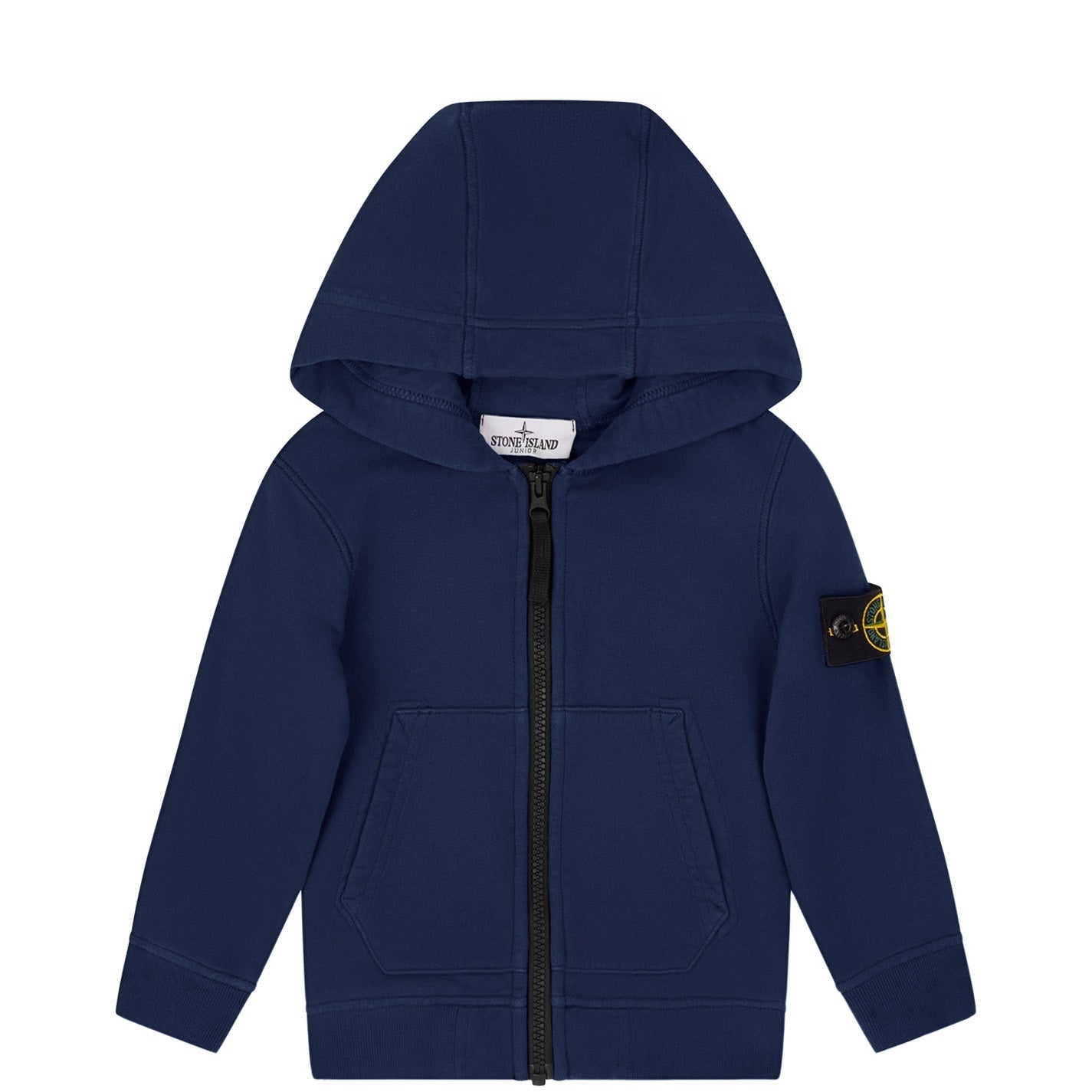 Stone Island Junior Navy Zip Hoodie