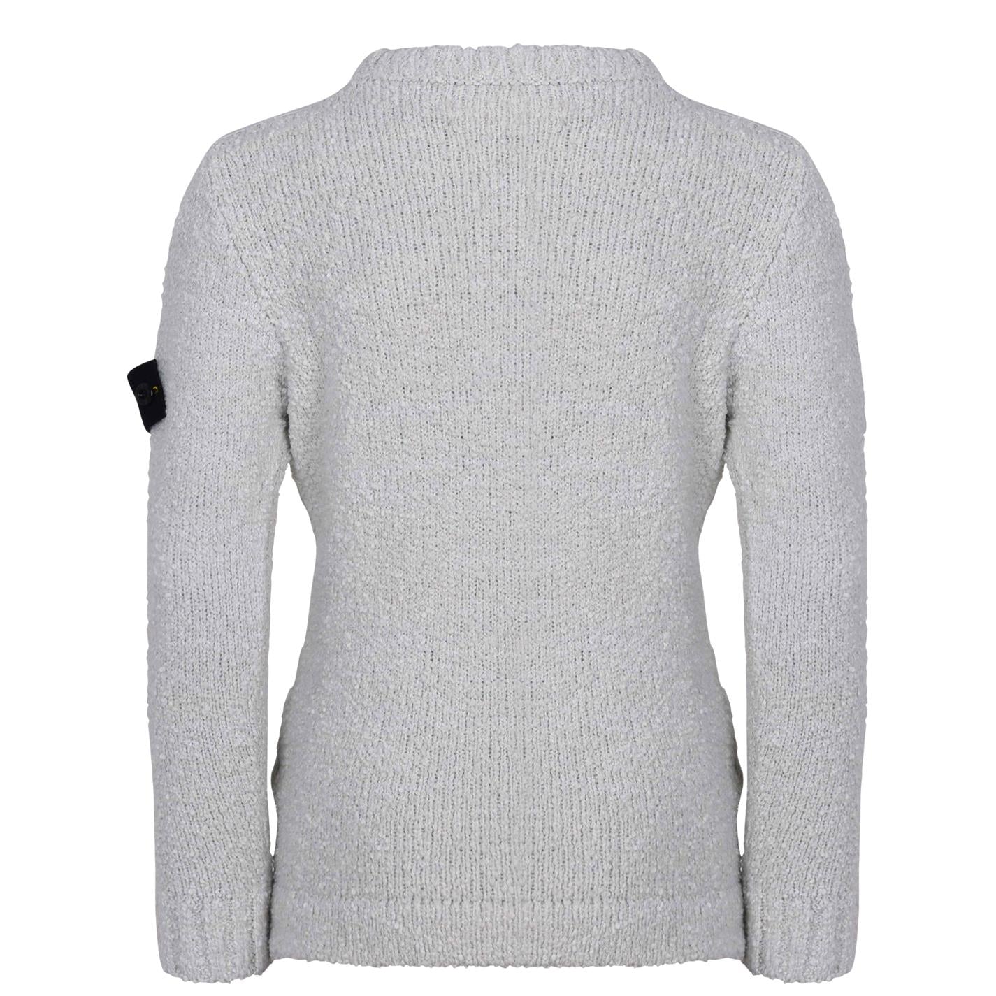 Stone Island Junior Grey Knit Sweat