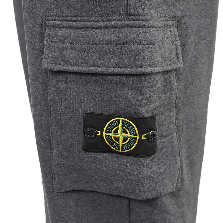 Stone Island Grey Cuffed Sweatpants
