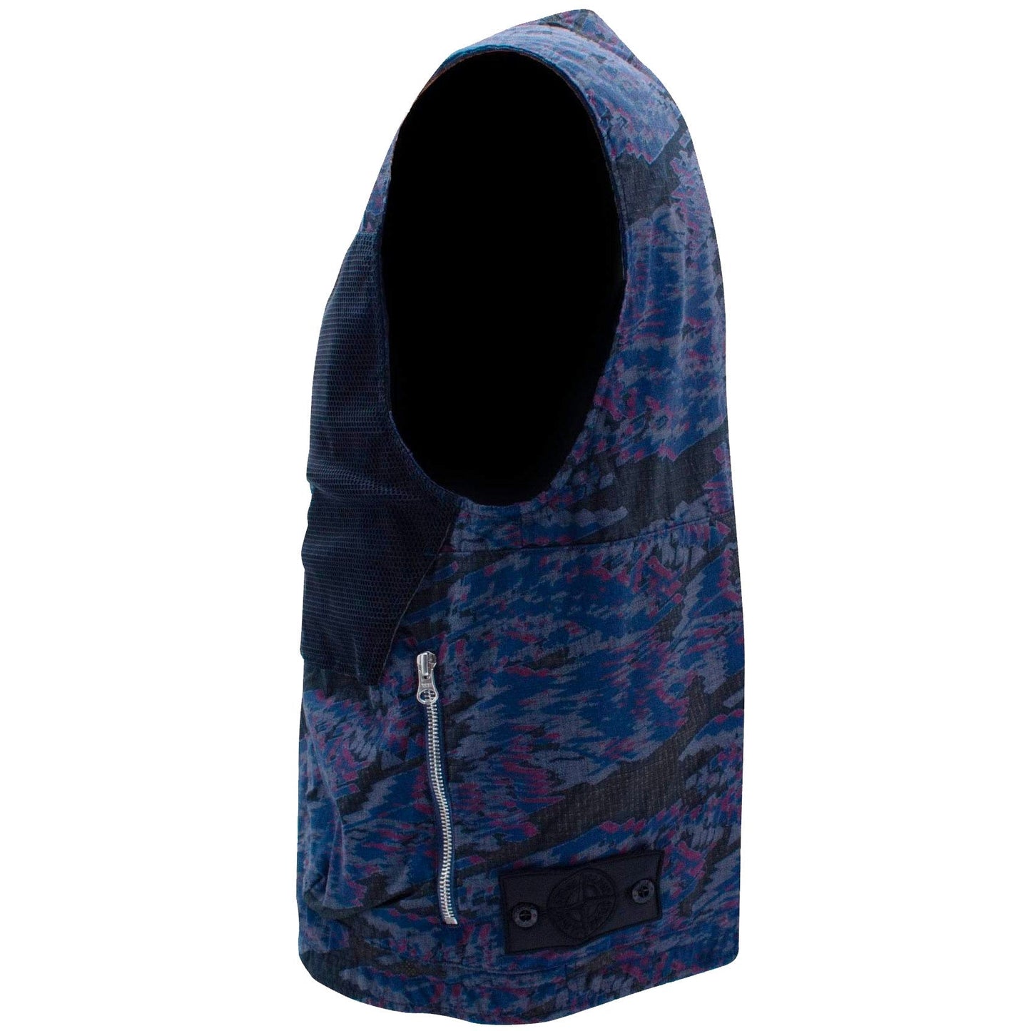 Stone Island Shadow Project Blue Utility Vest
