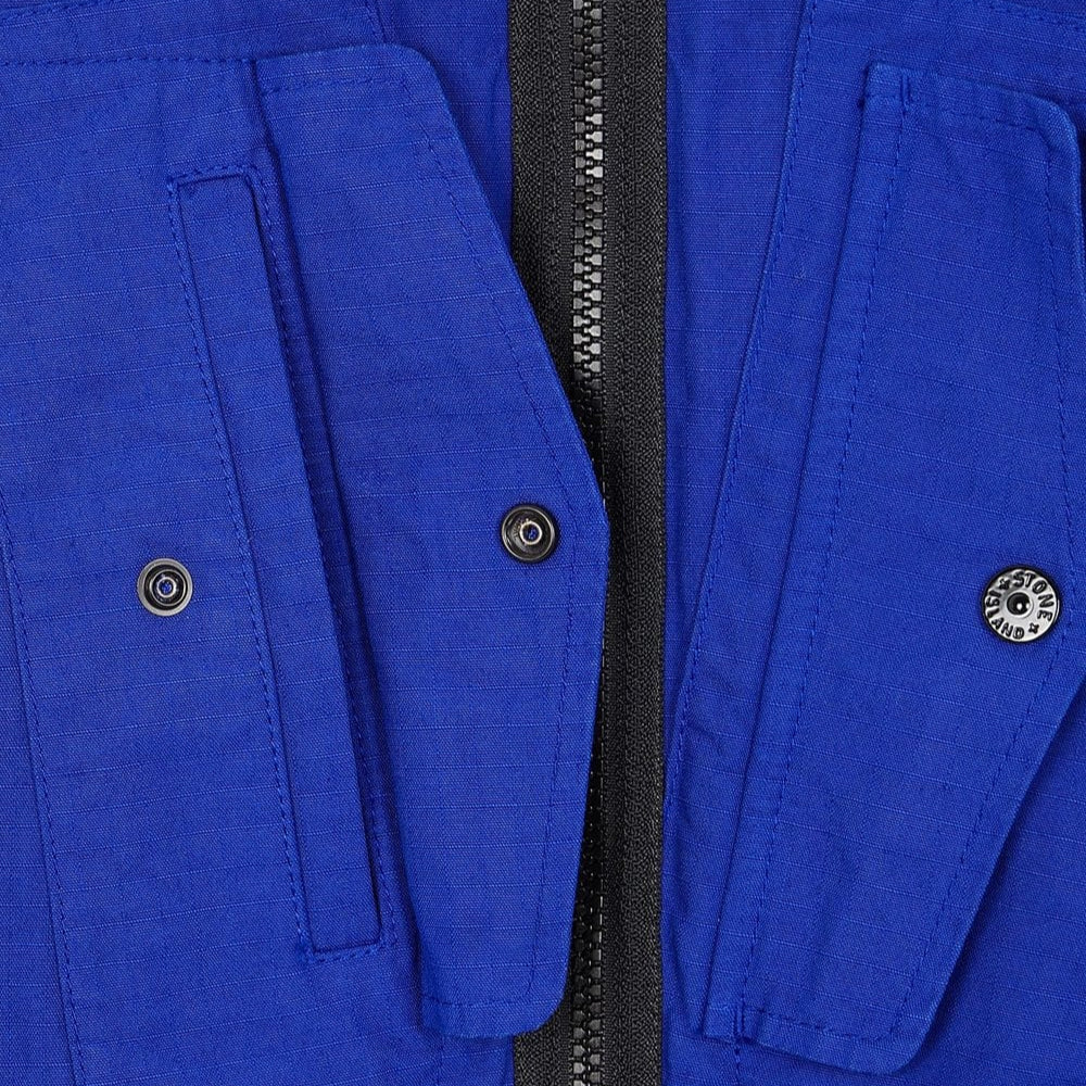 Stone Island Ripstop Cotton Zipped Overshirt