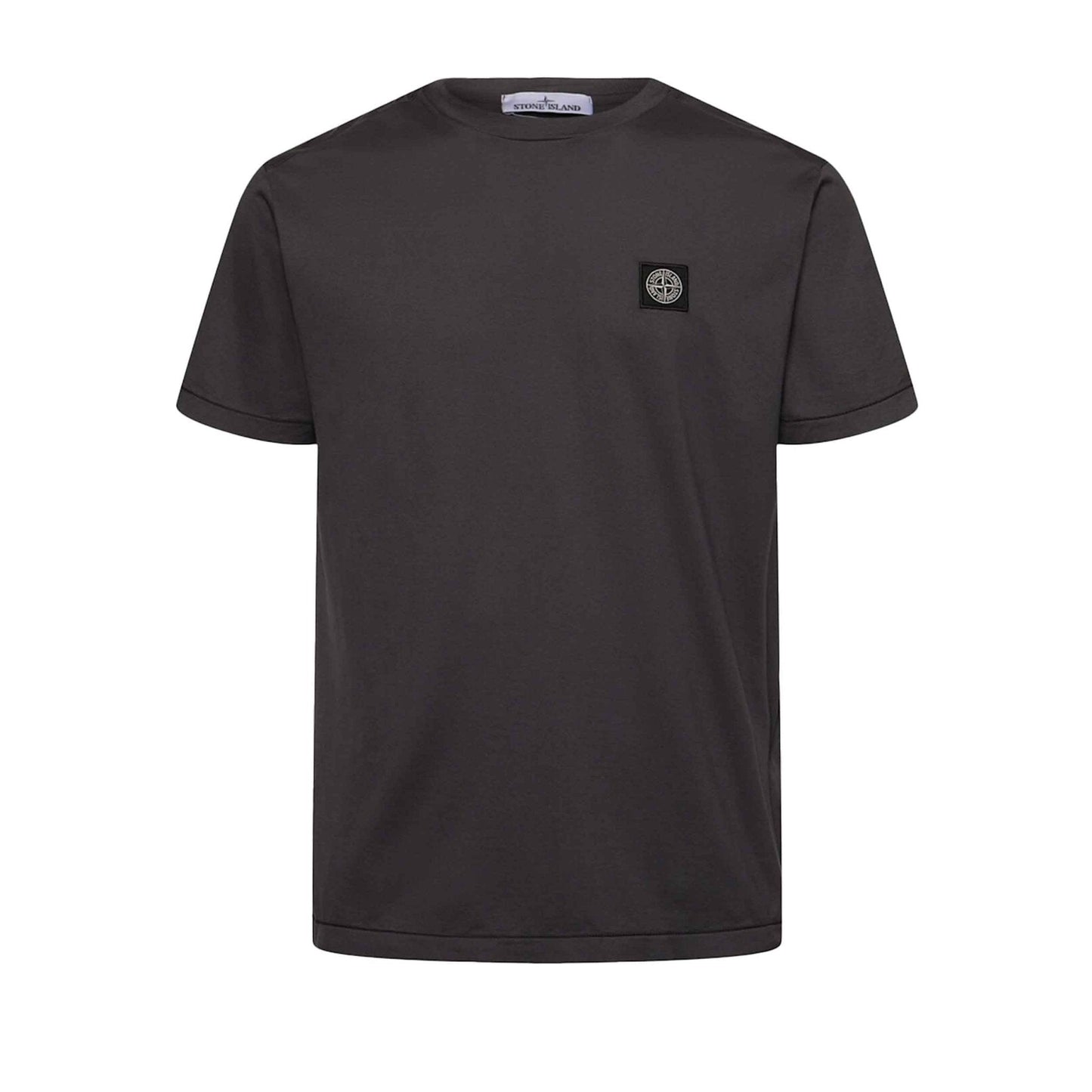 Stone Island Compass Logo T-Shirt in Charcoal Grey