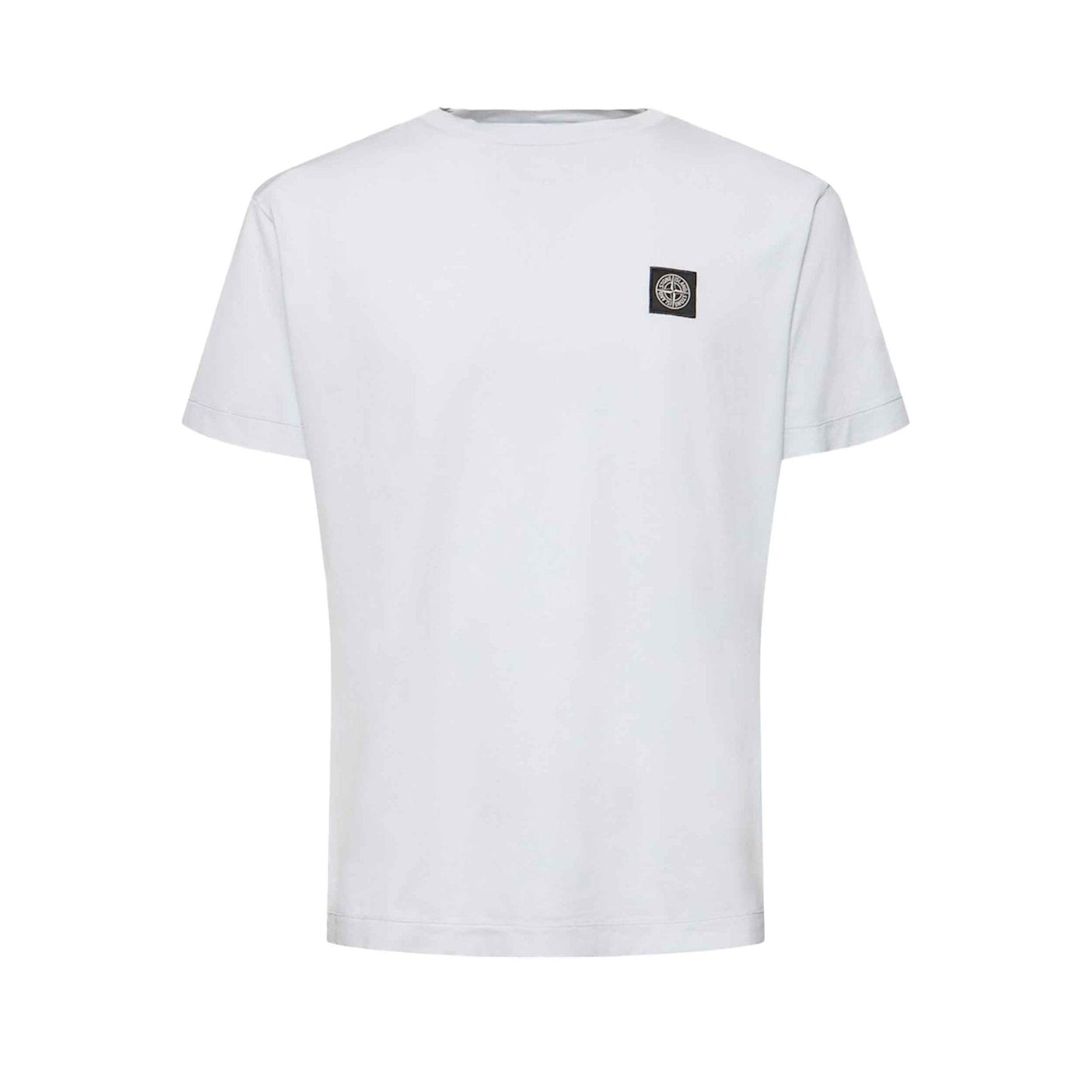 Stone Island Compass Logo T-Shirt in Sky Blue
