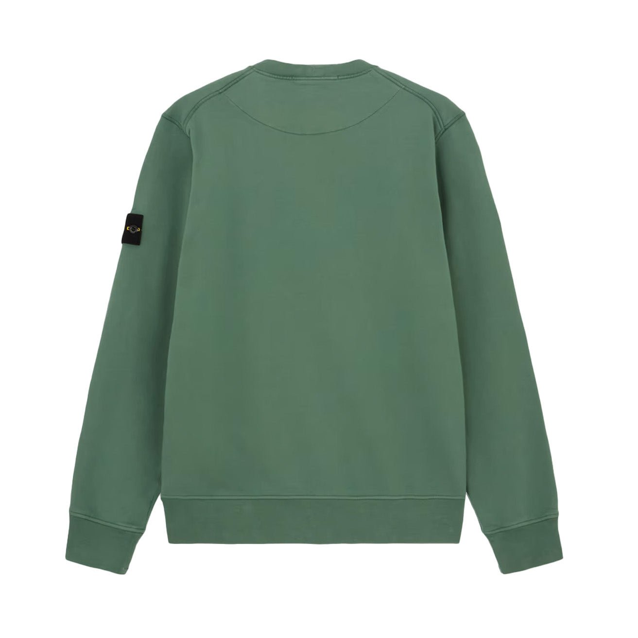 Stone Island Cotton Fleece Crewneck Sweatshirt in Sage Green
