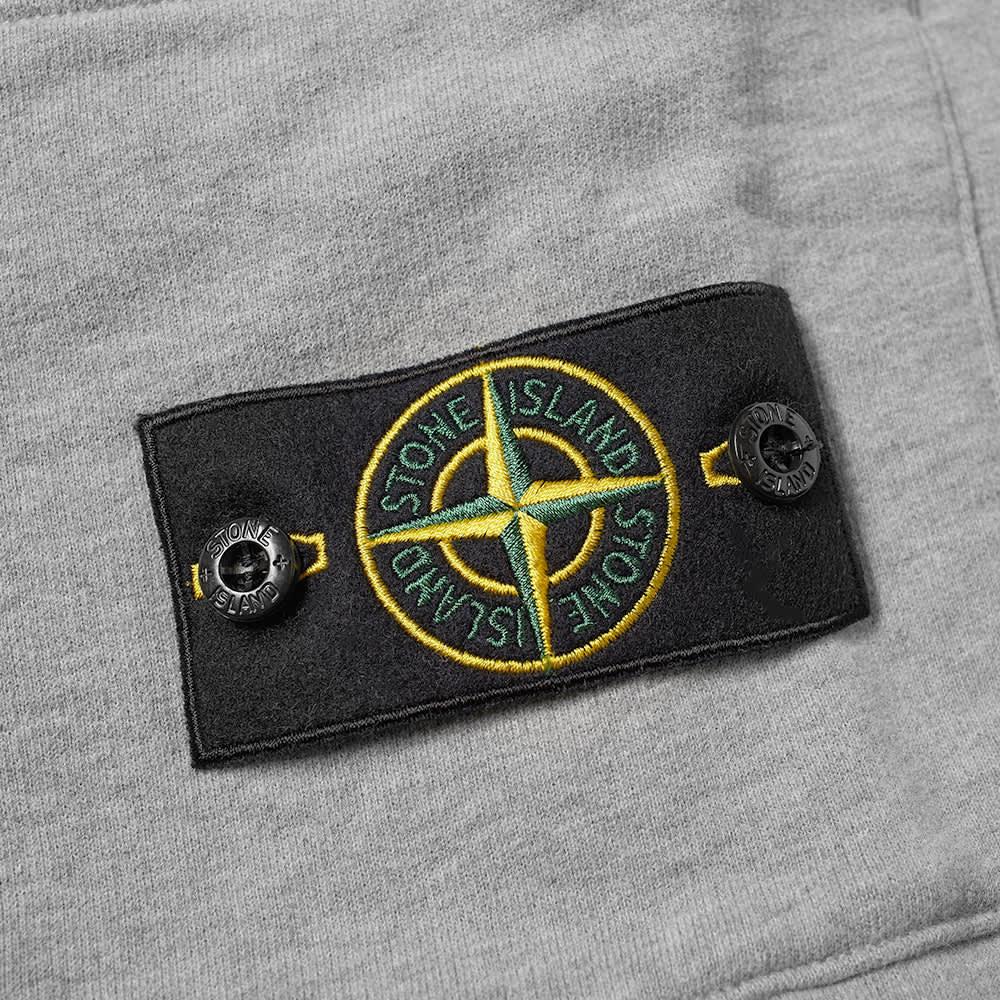 Stone Island Grey Cotton Sweatshorts