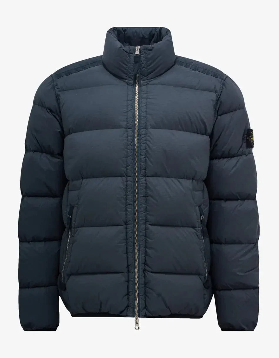 Stone Island Grey Down Jacket