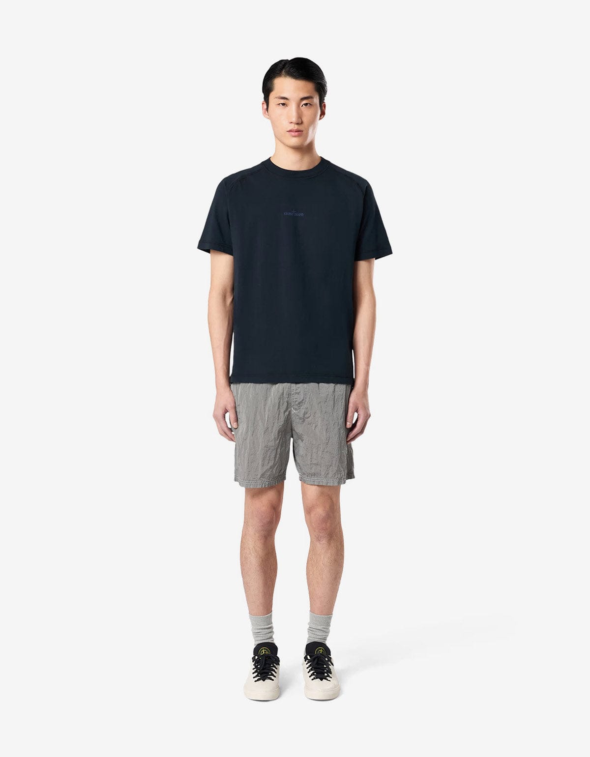 Stone Island Grey Nylon Metal Swim Shorts