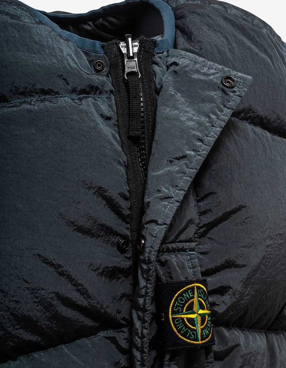 Stone Island Grey Reversible Nylon Metal Down Gilet