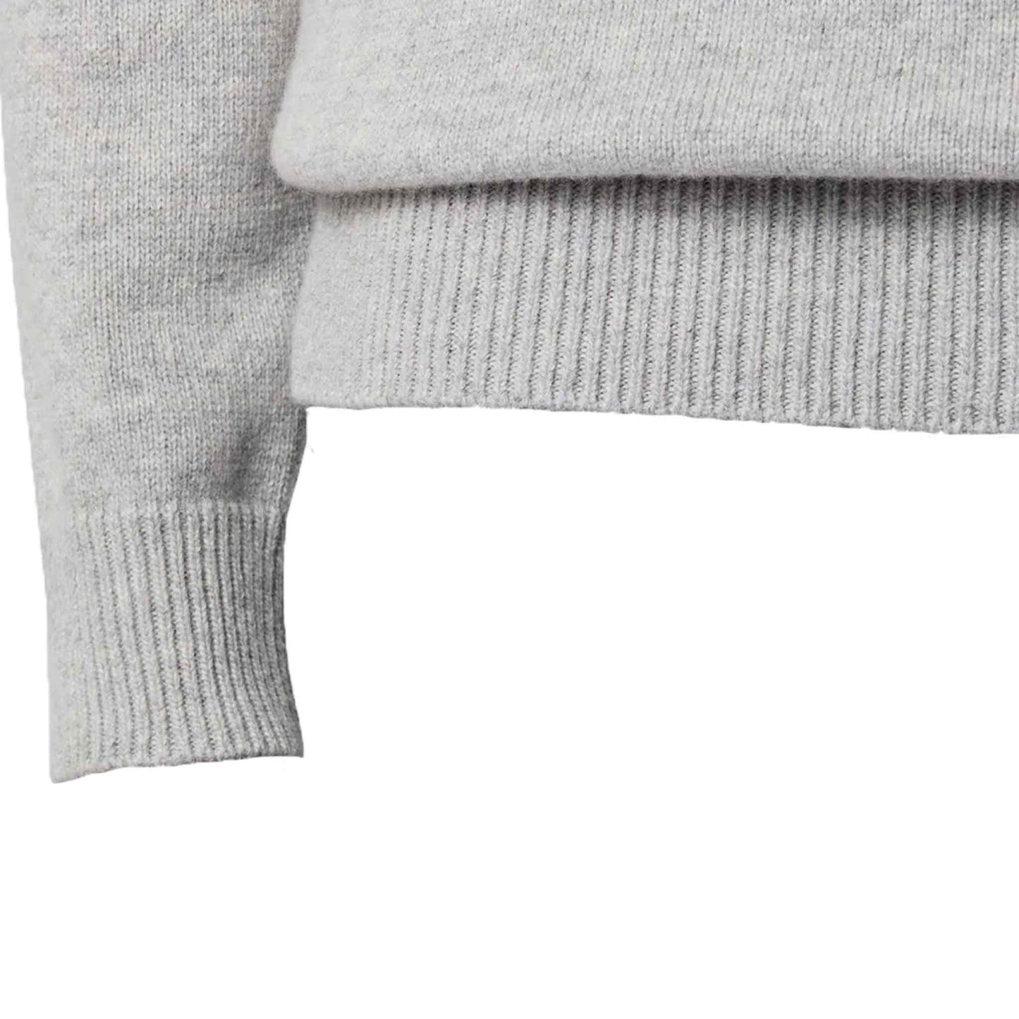 Stone Island Lambwool Crewneck Sweater in Dust Grey Melange