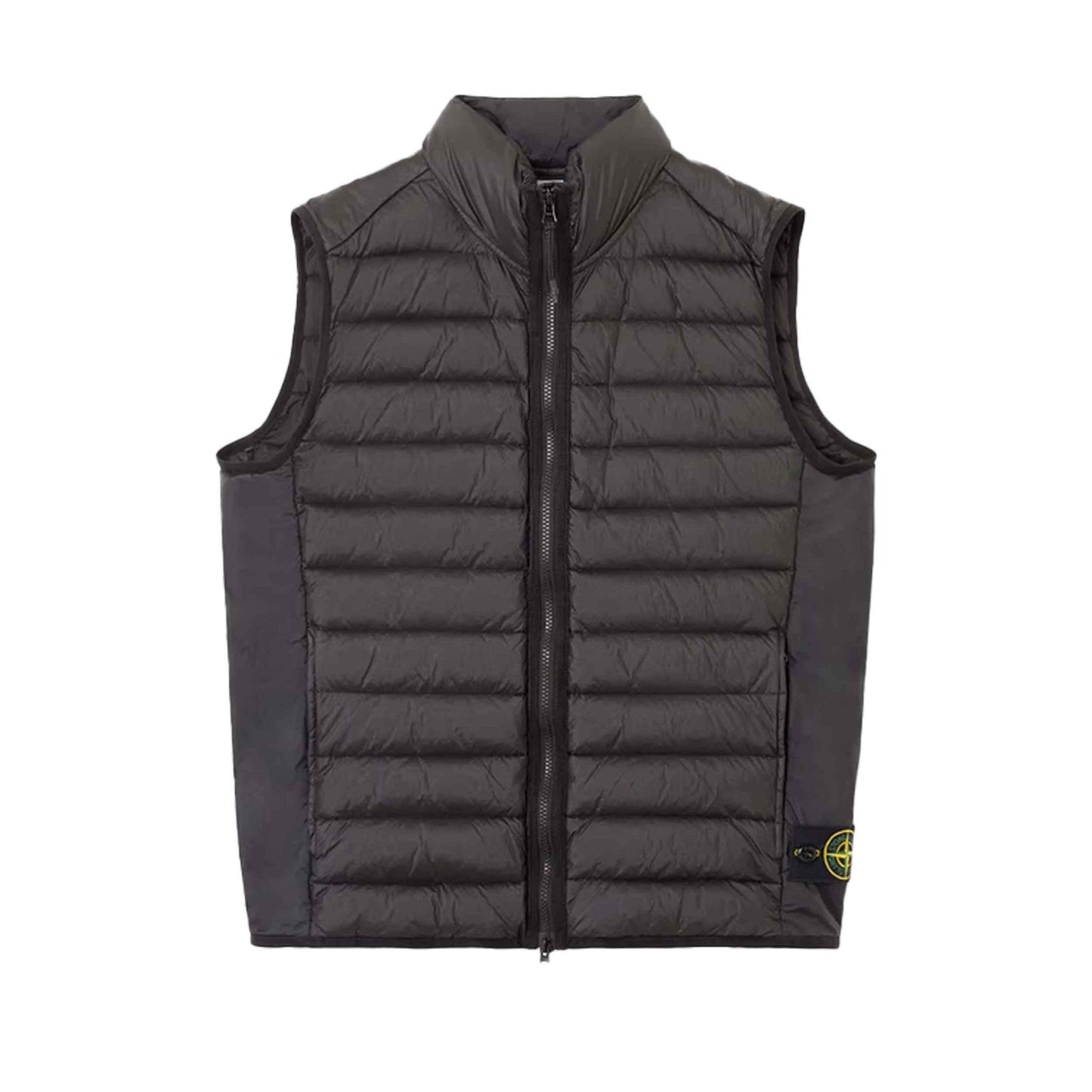 Stone Island Loom Woven Chambers Nylon Down-TC Gilet in Black